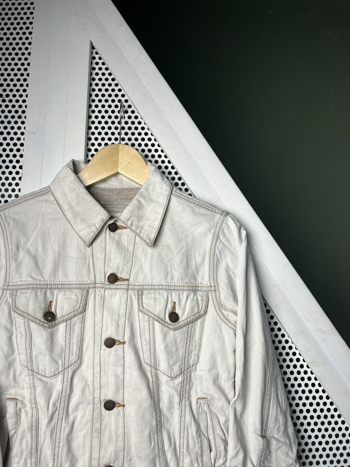 Maison MIHARA YASUHIRO MiharaYasuhiro AW05 Layered Stack Denim Jacket Size US M / EU 48-50 / 2 - 5 Thumbnail