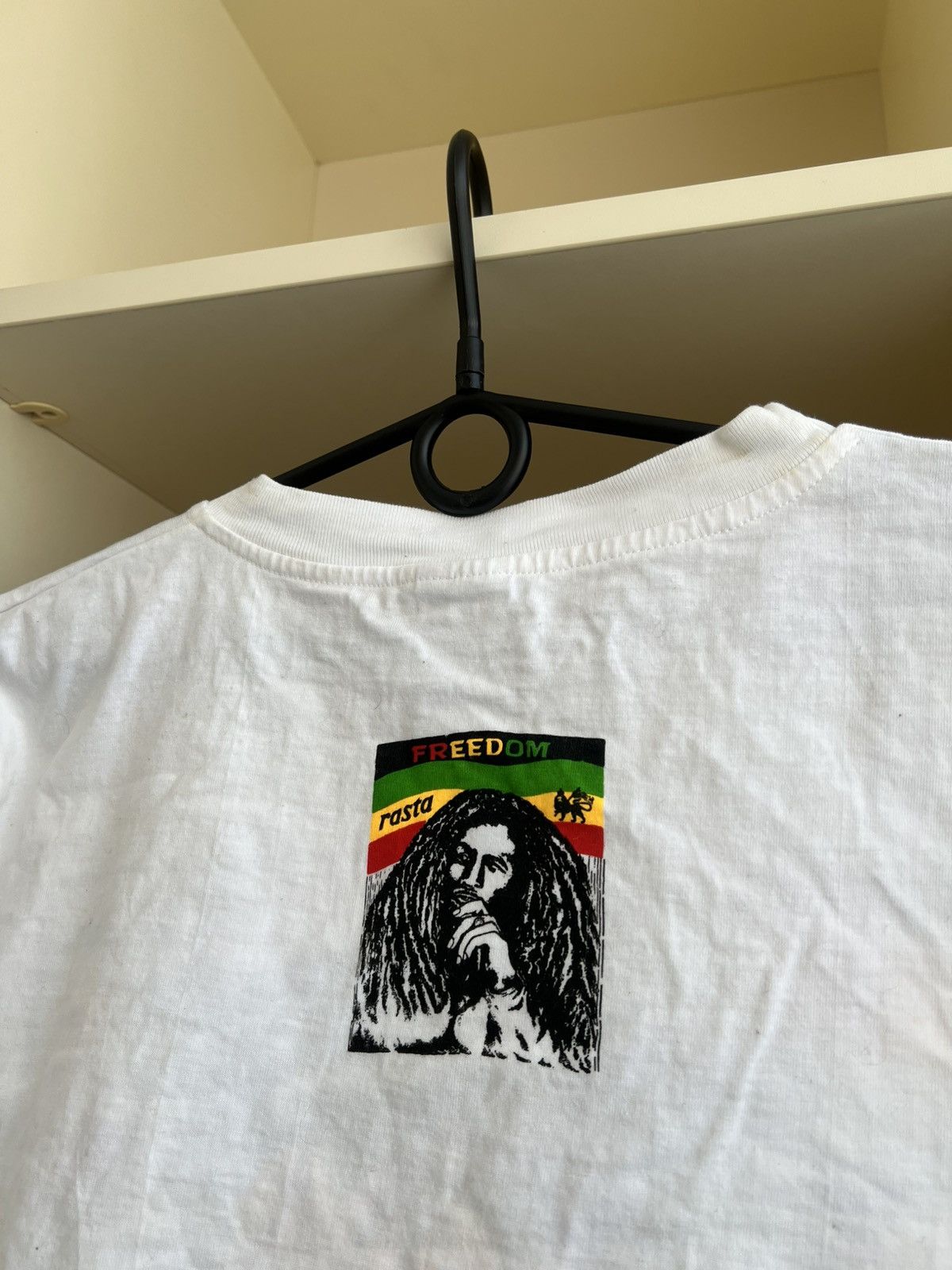 Vintage Vintage Bob Marley Jamaican Style T-Shirt Rare Rasta Freedom Size US L / EU 52-54 / 3 - 2 Thumbnail