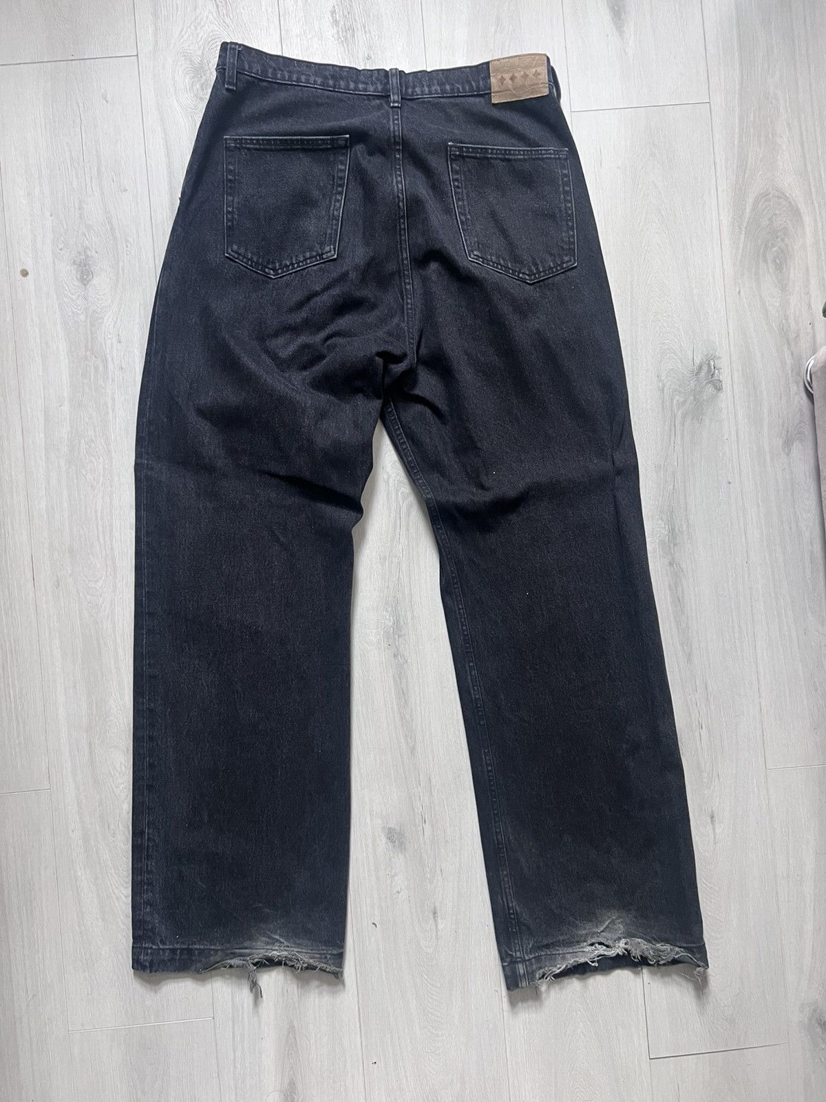 Bare Knuckles Bare Knuckles Javier Wide Leg Denim 36 Size US 36 / EU 52 - 2 Thumbnail