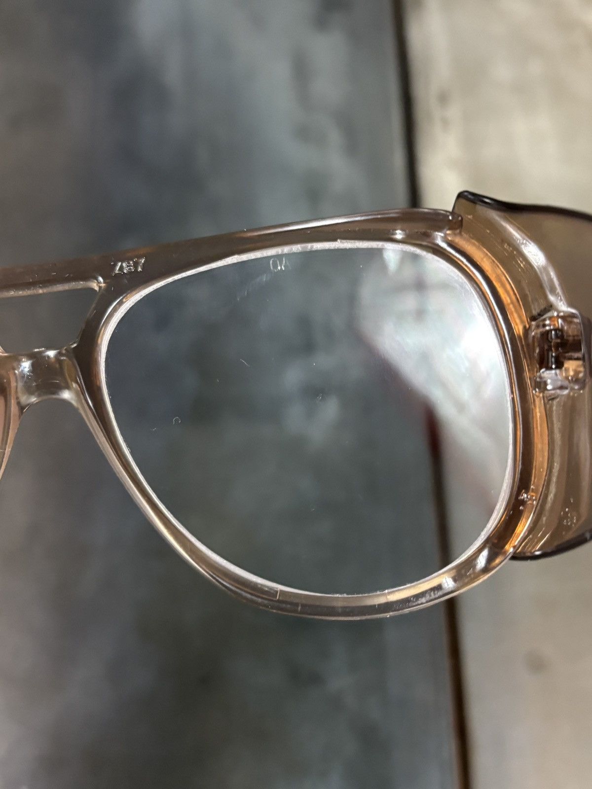 Vintage 1980s Safety Glasses 80s Vintage Sunglasses Protection Large Size ONE SIZE - 11 Thumbnail