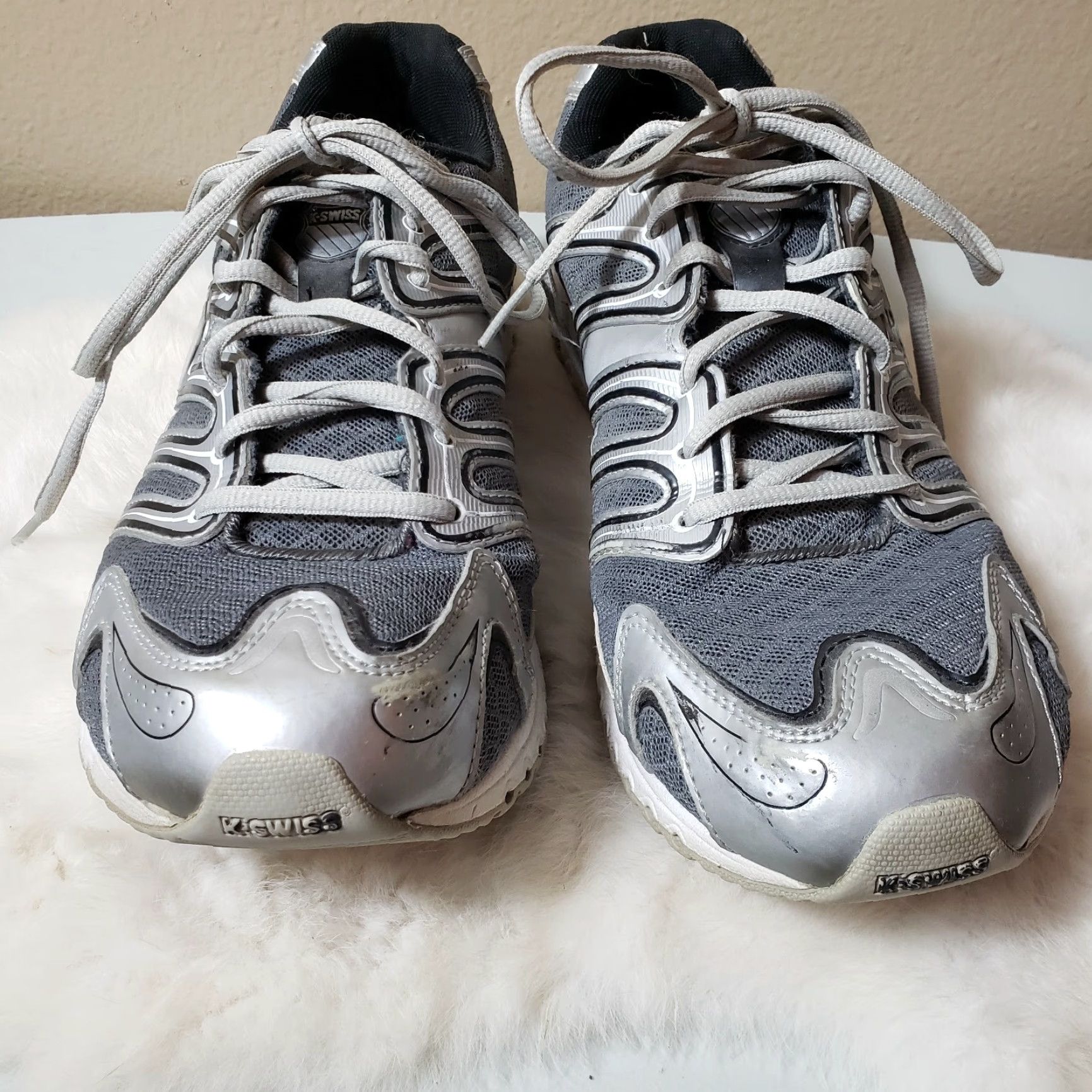 K-Swiss K-Swiss Aosta II Tubes Sneakers Men Athletic Low Top Gray Size 11 Shoes Classic M Reviews Size US 11 / EU 44 - 4 Thumbnail