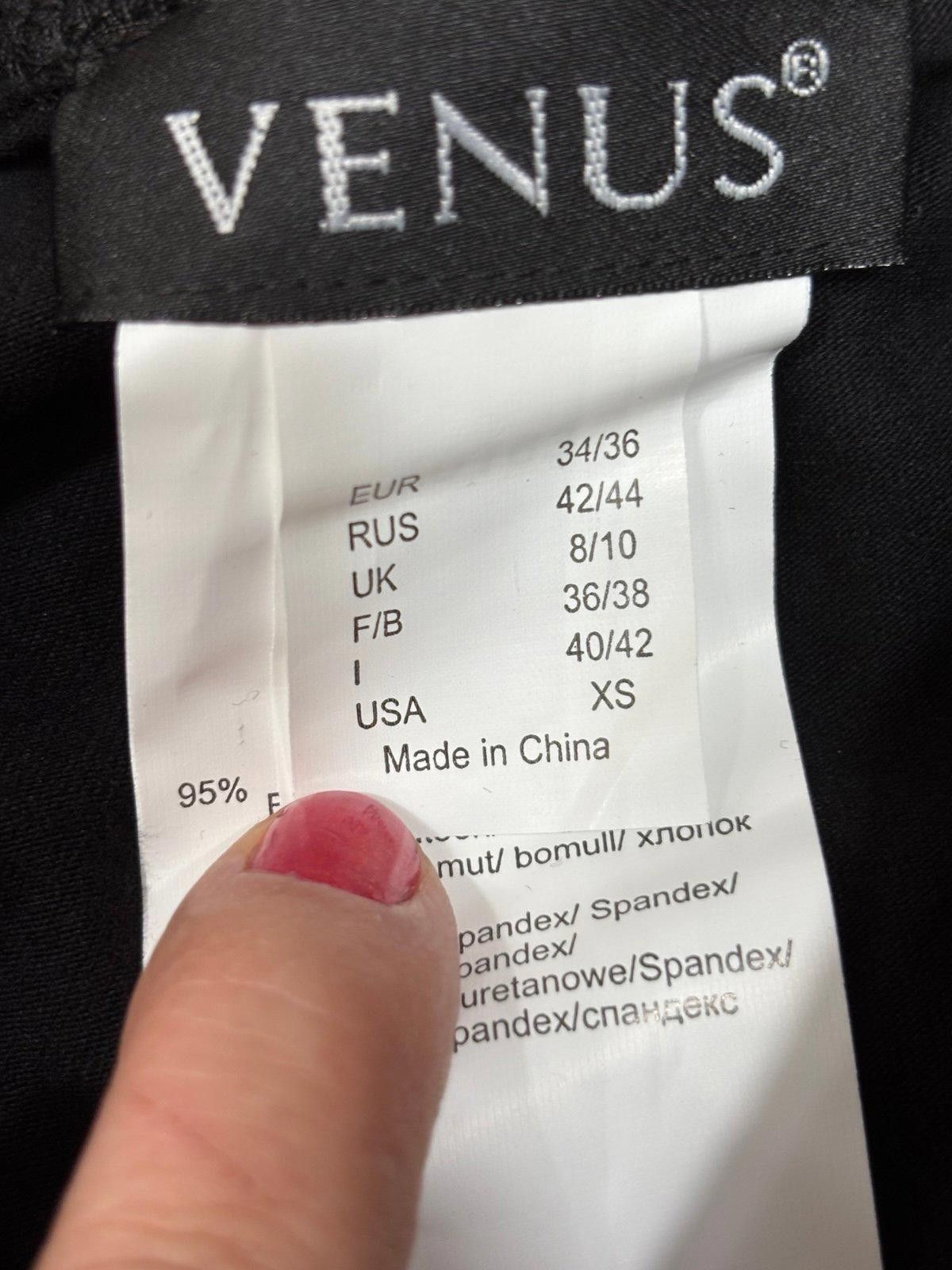 Venus Venus Black Leggings XS Size 26" / US 2 / IT 38 - 4 Thumbnail