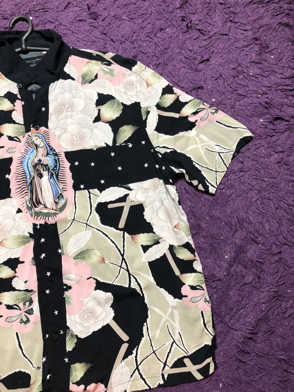 Allsaints Vintage Allsaints hawaii style print Shirt Y2K relaxed fid Size US XL / EU 56 / 4 - 7 Thumbnail