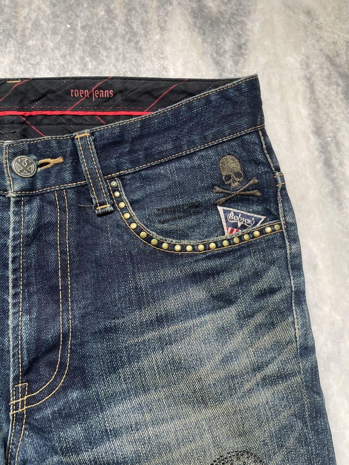 Roen Hiromu Takahara Roen X Bobson Destroyed Denim Pants Size US 29 - 7 Thumbnail