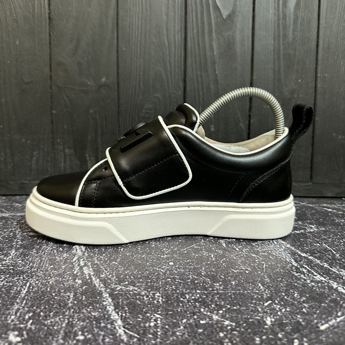 N21 N21 KIDS - Black Leather Sneakers Size 35 Size US 5 / IT 35 - 10 Thumbnail