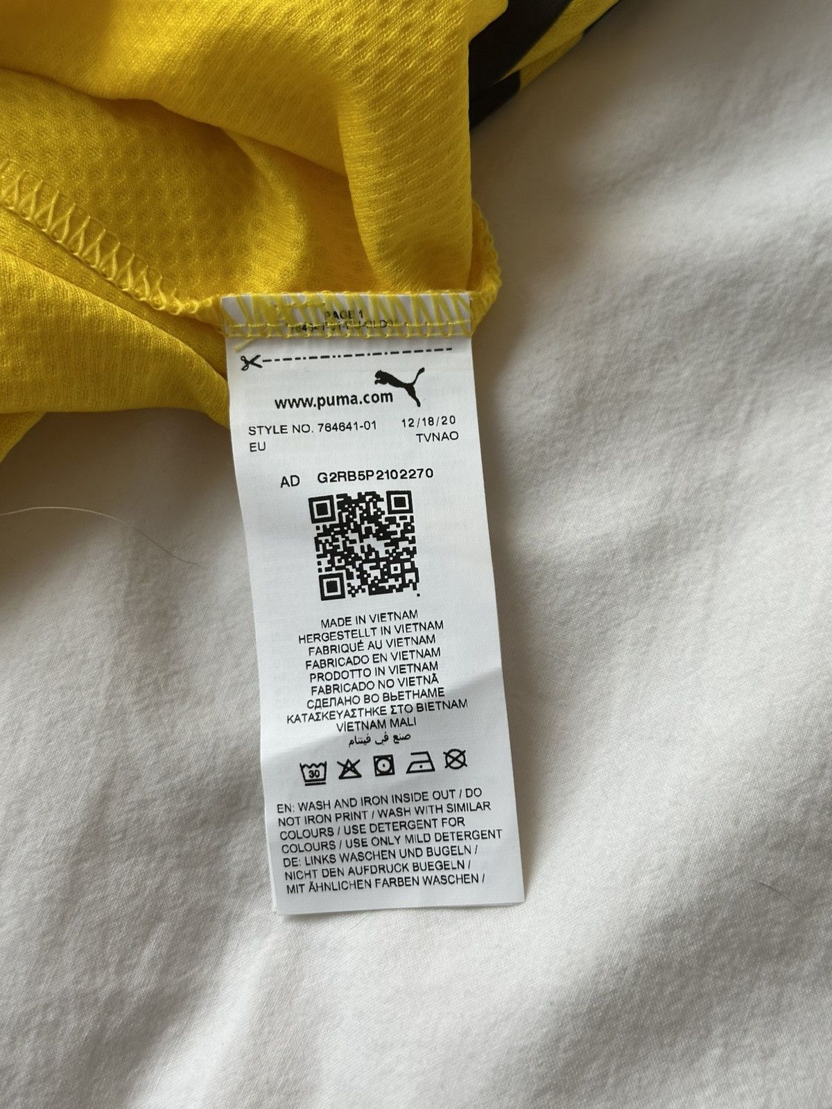 Puma DORTMUND OFFICIAL JERSEY Size M / US 6-8 / IT 42-44 - 8 Thumbnail