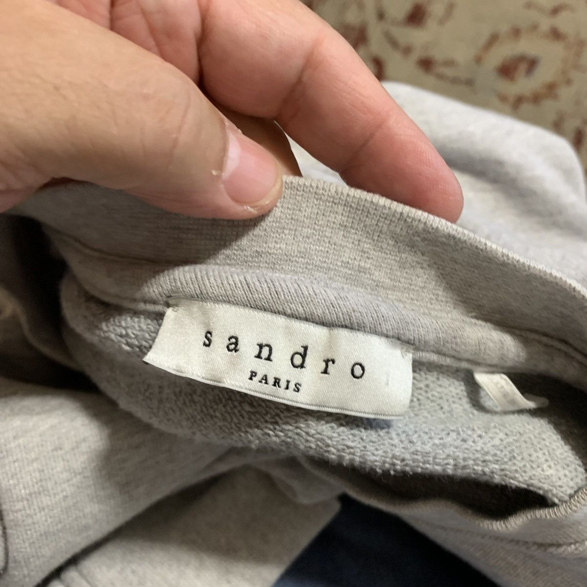 Sandro Zippered Crewneck Sweat shirt Size US L / EU 52-54 / 3 - 7 Thumbnail