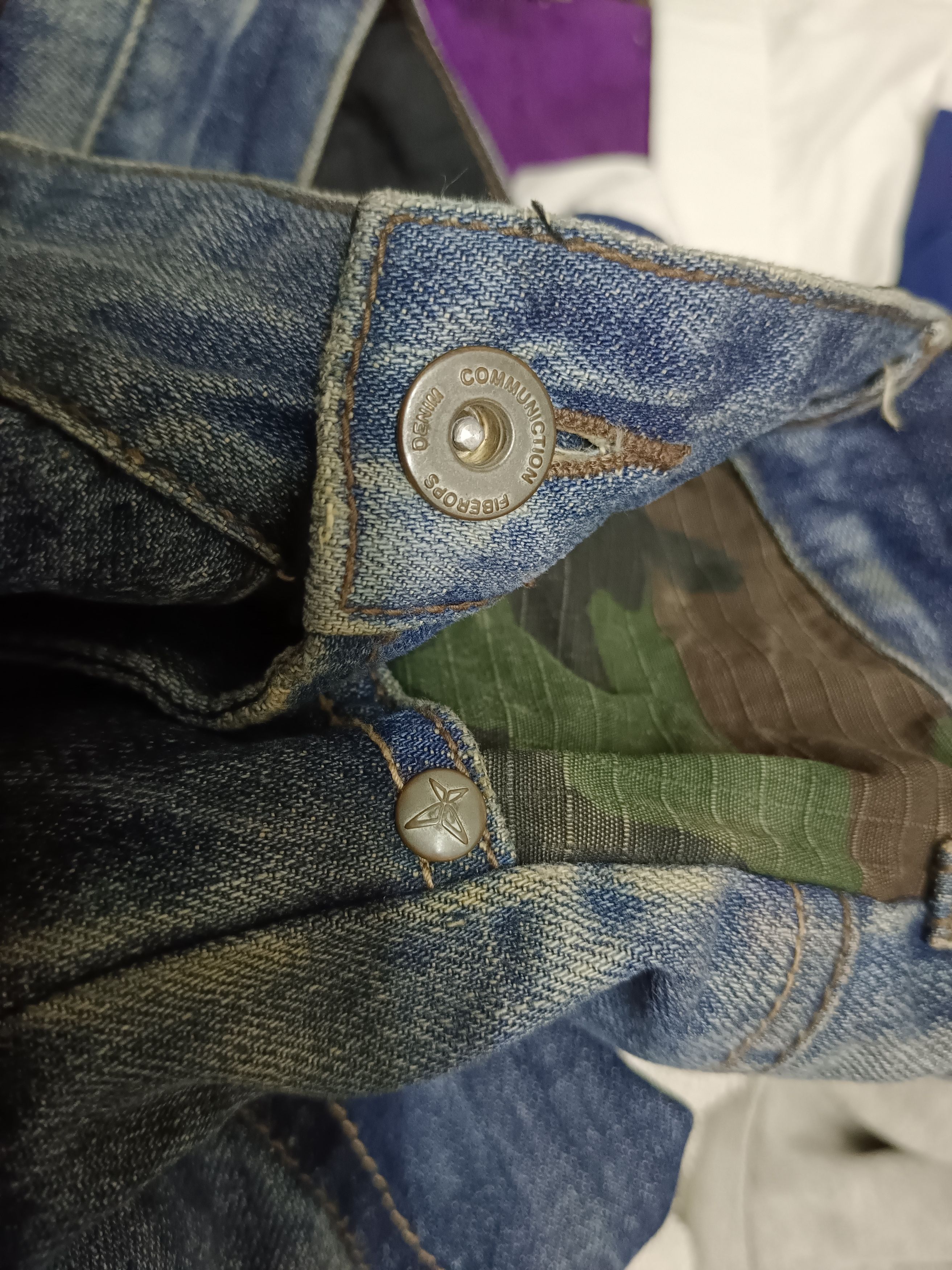 Fiberops × Japanese Brand Vintage Fiberops Tactical Flared Jeans Size US 34 / EU 50 - 16 Thumbnail