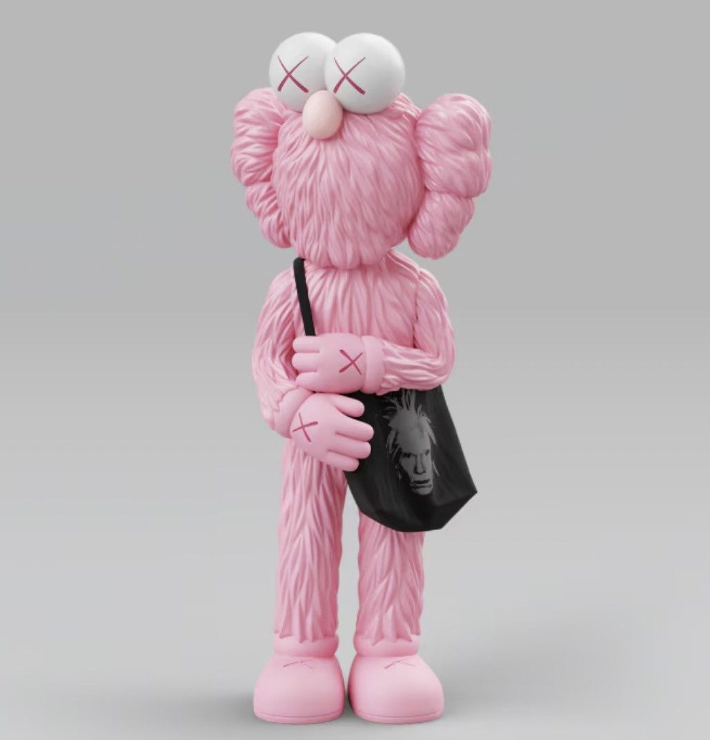 Andy Warhol × Japanese Brand × Kaws KAWS + Warhol 2Way Tote Bag Black Size ONE SIZE - 3 Thumbnail
