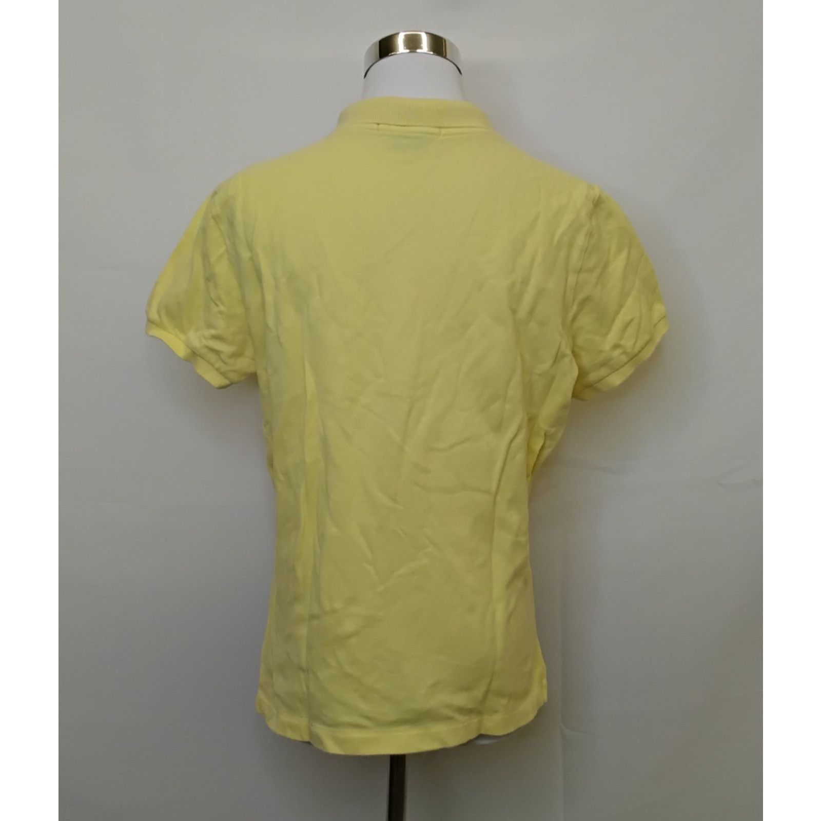 Ralph Lauren Ralph Lauren The Skinny Polo Women's XL Butter Yellow Cotton Size XL / US 12-14 / IT 48-50 - 3 Thumbnail