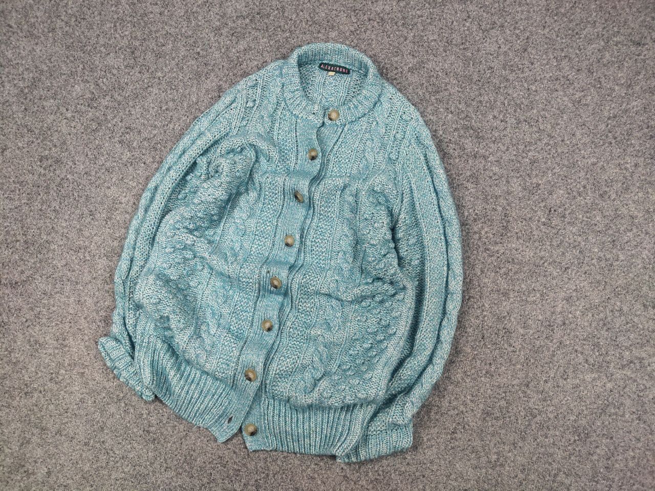 Alexa Chung Alexa Chung Design Knit Button Long Cardigan Wool Blend Size S / US 4 / IT 40 - 3 Thumbnail