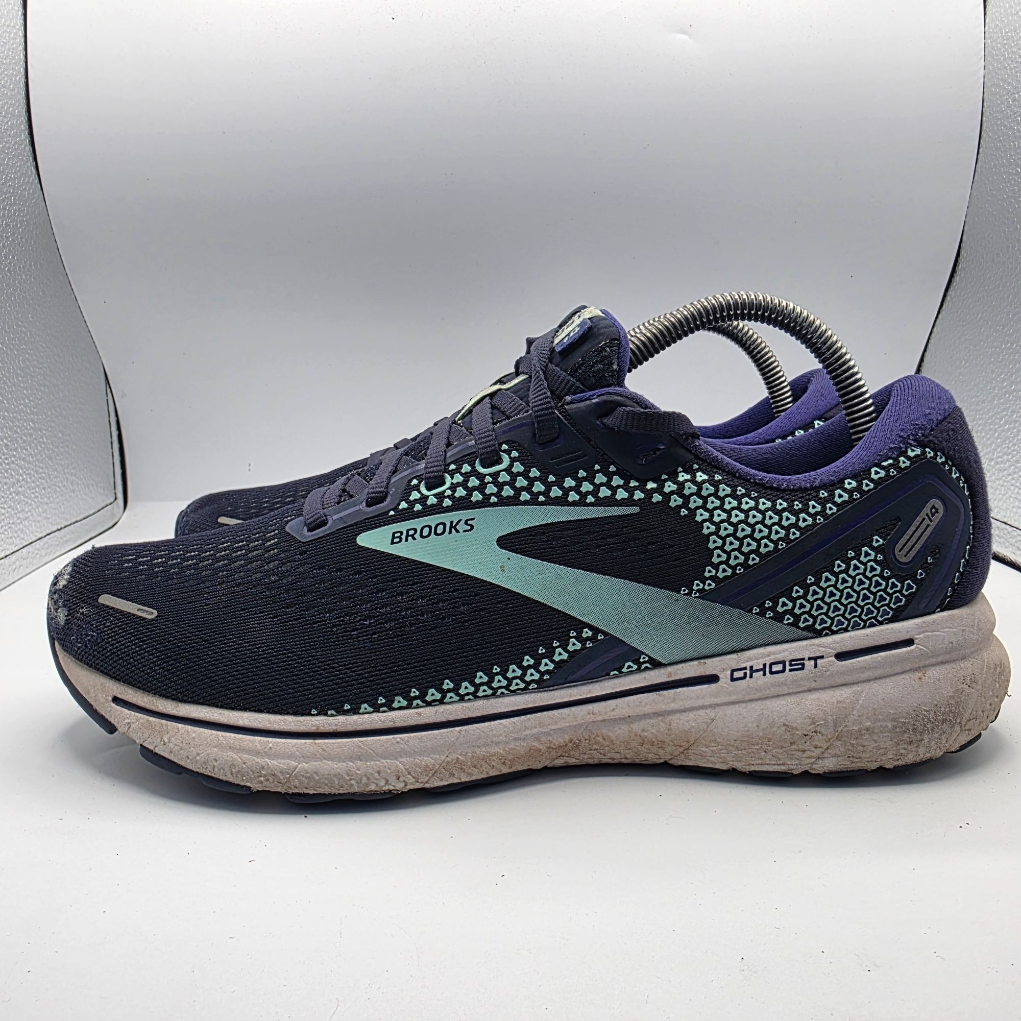Brooks Brooks Ghost 14 Womens Size 10 Purple Peacoat Yucca Athletic Size US 10 / IT 40 - 14 Thumbnail