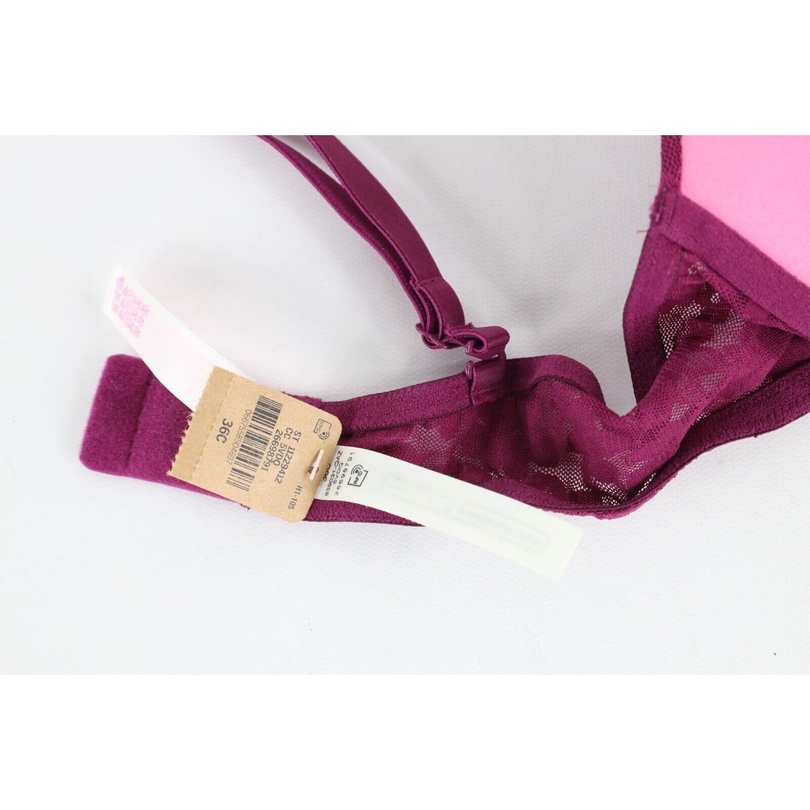 Victoria's Secret New Pink Victoria's Secret Sequined Lace Flower Bra Size ONE SIZE - 6 Thumbnail