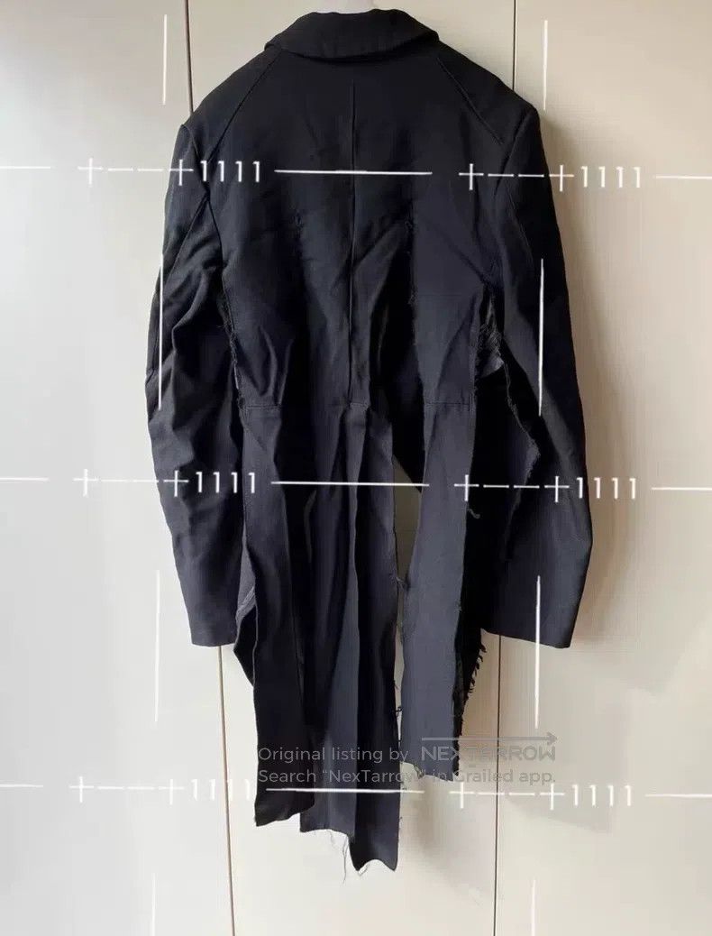 Comme des Garcons Comme Des Garcons Destroyed wind knife-cut torn swallowtai Size S / US 4 / IT 40 - 6 Thumbnail