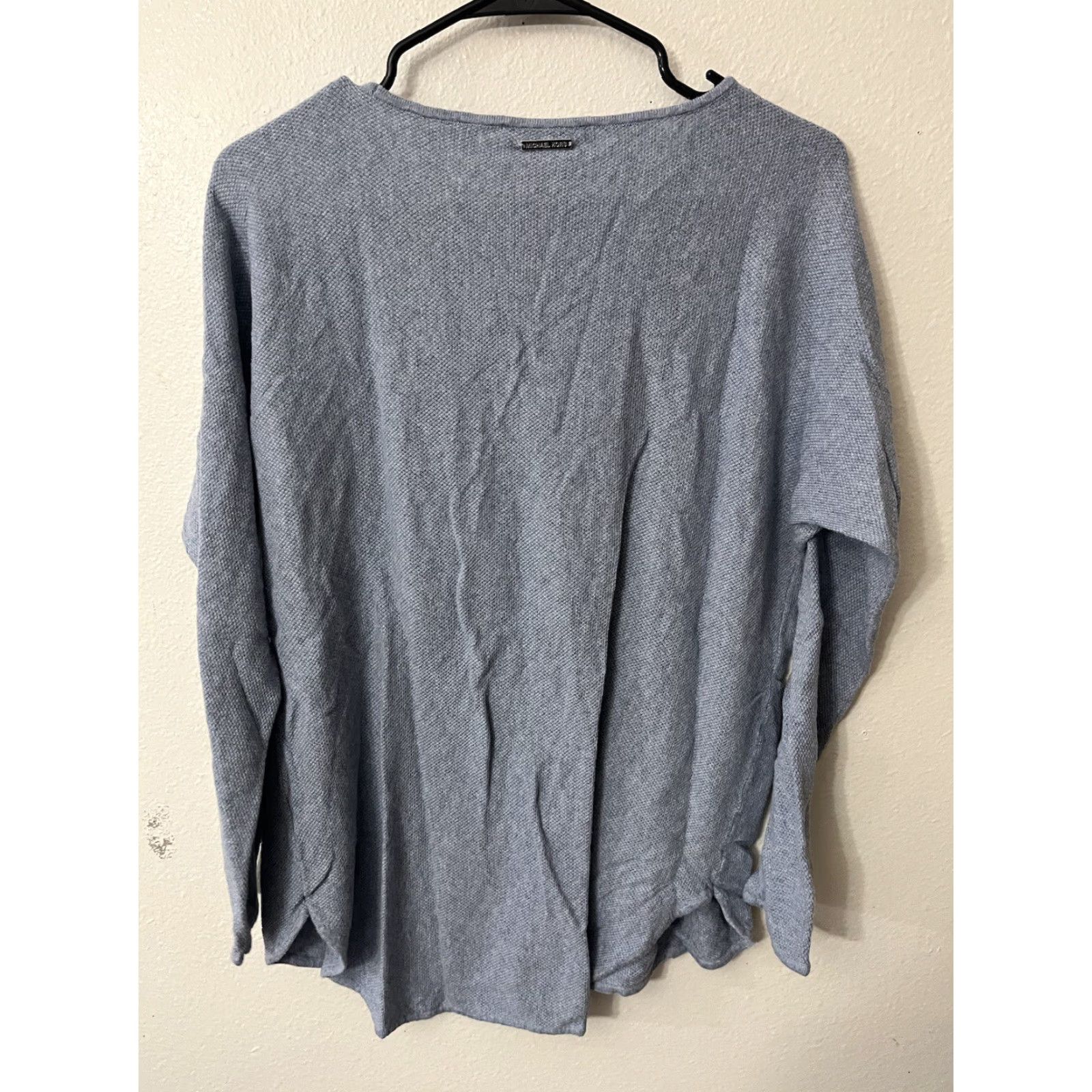 Michael Kors Michael Kors Blouse Women Blue Long Sleeve Size Large Size L / US 10 / IT 46 - 2 Thumbnail