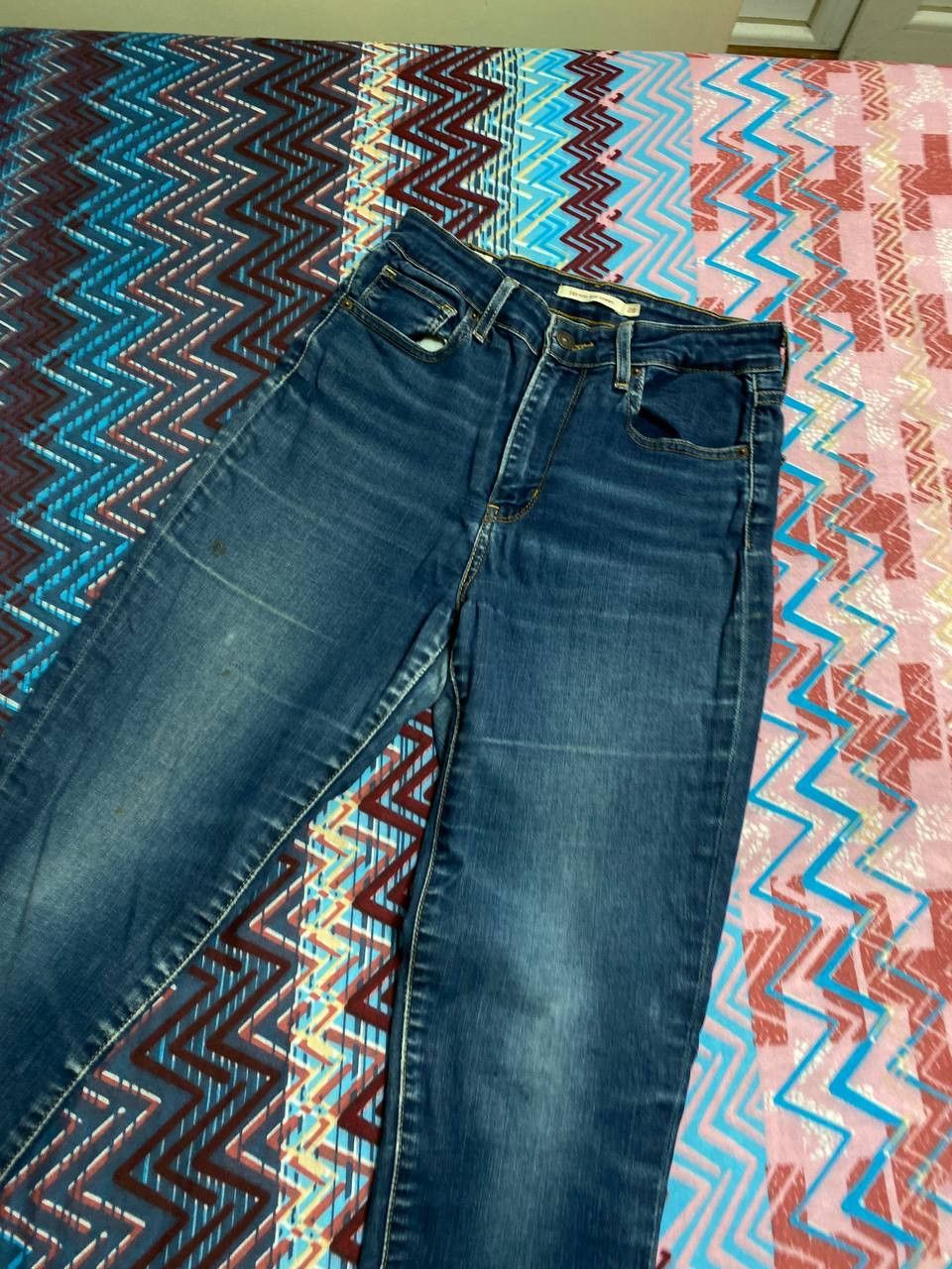Levi's × Vintage Levi's 721 Skinny Cropped Denim Jeans Size 28" / US 6 / IT 42 - 8 Thumbnail