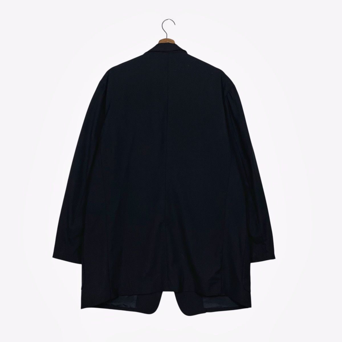 Yohji Yamamoto Vintage 90s Yohji Yamamoto Pour Homme Wool Gabardine Jacket Size US M / EU 48-50 / 2 - 7 Thumbnail