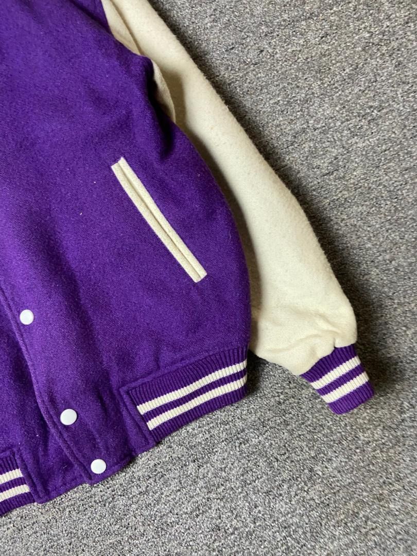 Japanese Brand Rois Mou Brand Wool Varsity Jacket (178) Size US M / EU 48-50 / 2 - 7 Thumbnail