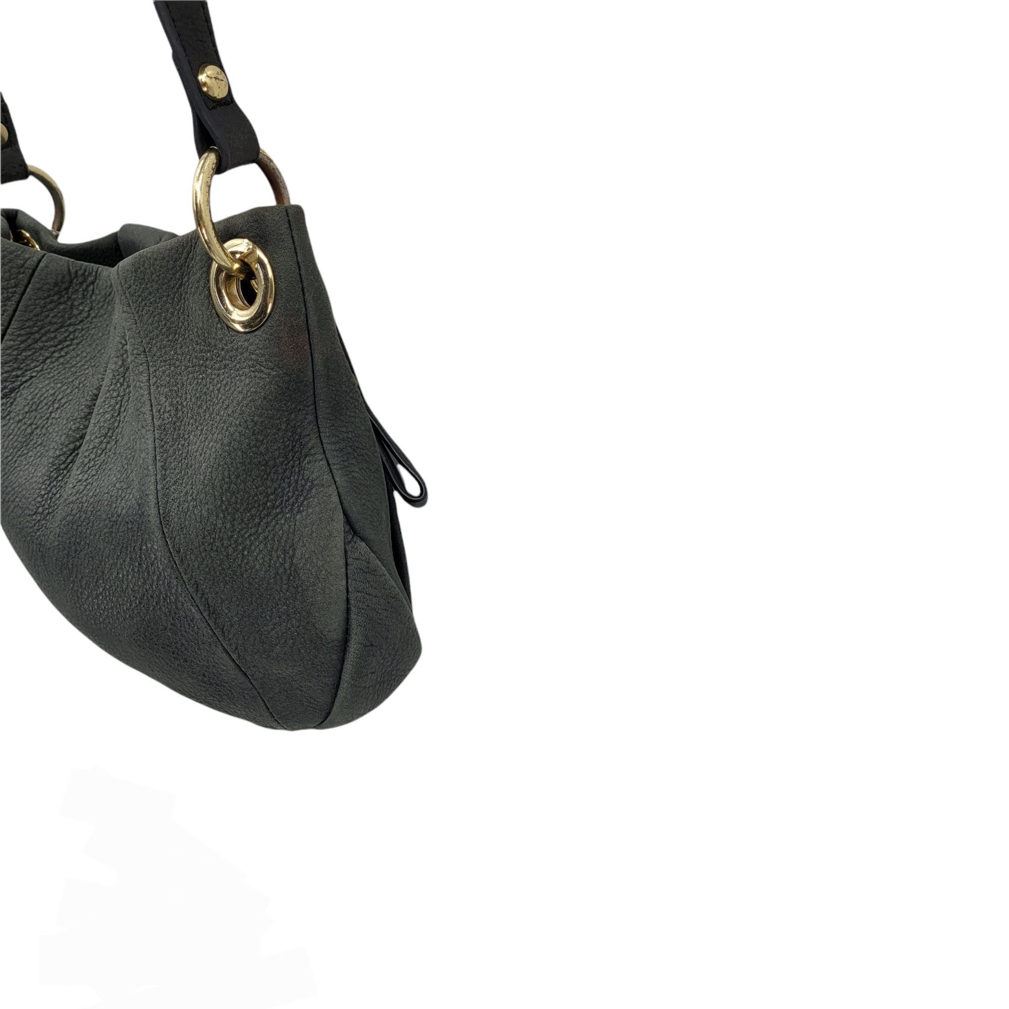 Vince Camuto Vince Camuto Crossbaody Sling Bag Pebble Leather Gray Greeni Size ONE SIZE - 6 Thumbnail