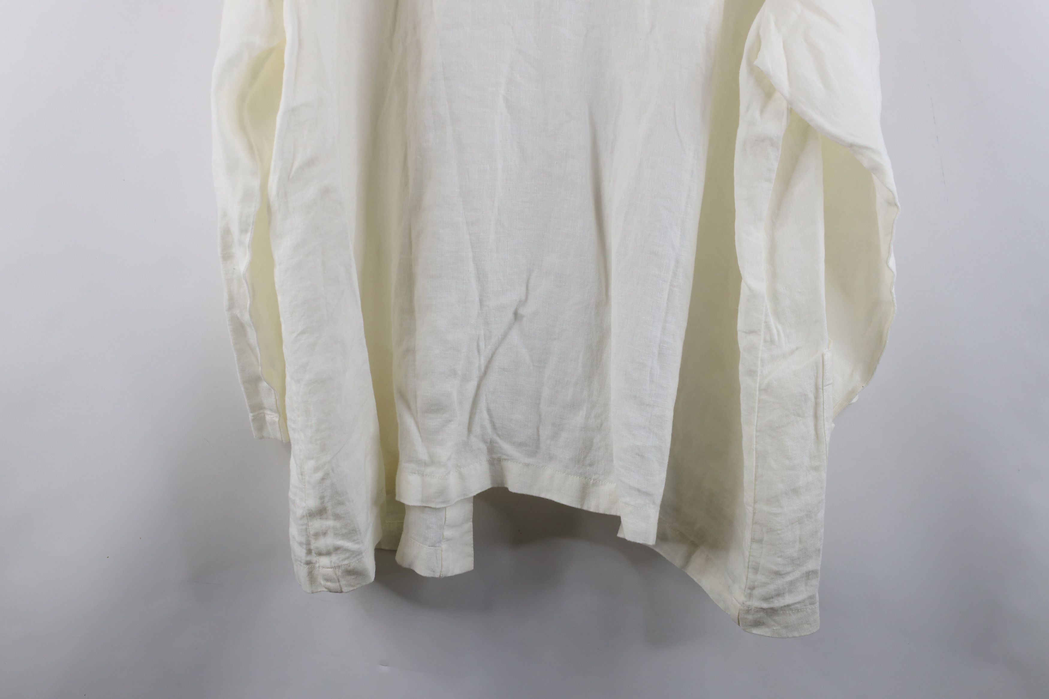 J. Jill × Vintage New J Jill Pure Jill Lined Open Front Cardigan Shirt Cream Size 3XL / US 20-22 - 13 Thumbnail