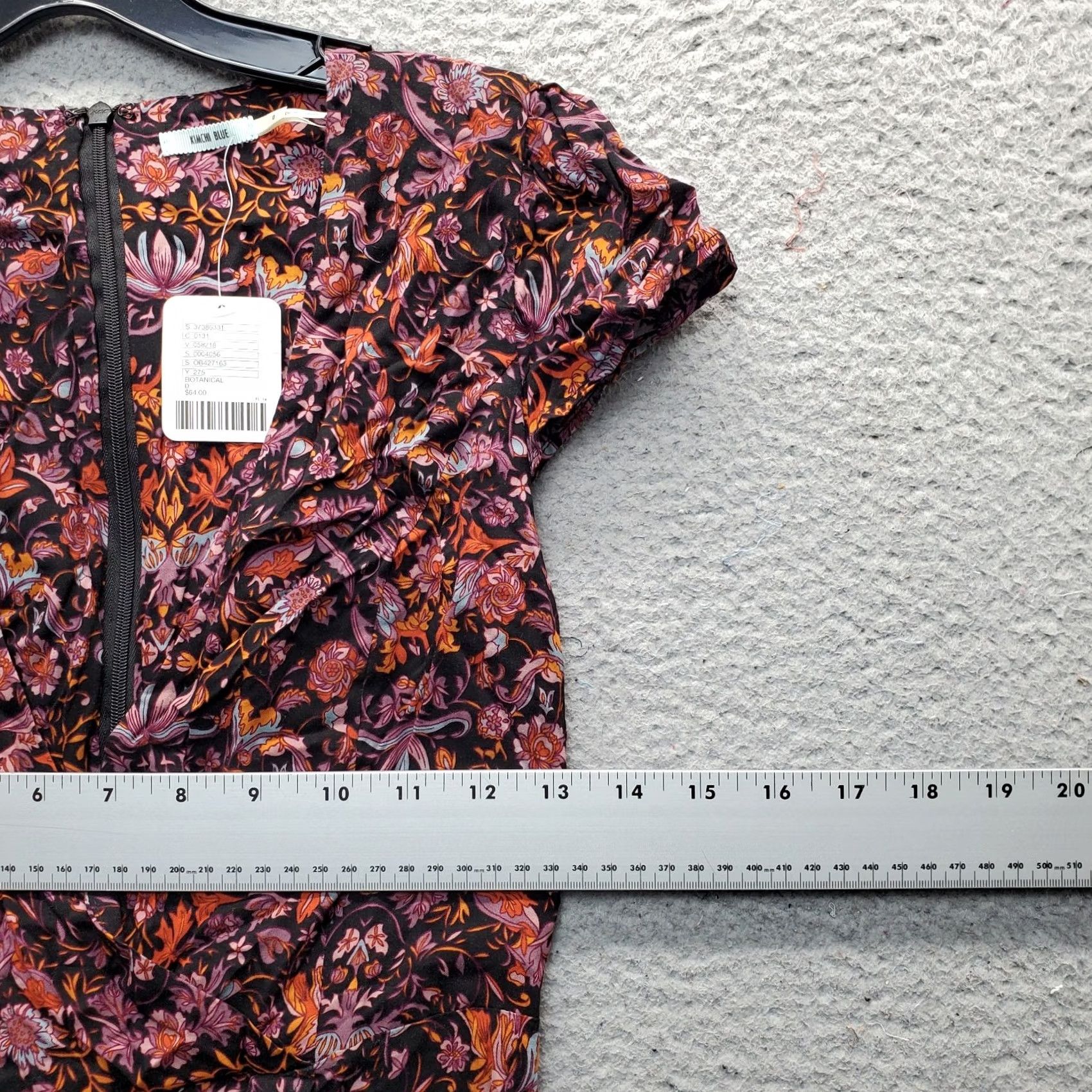 Vintage Kimchi Blue Romper Womens 0 Multi Floral Boho Ruffle Shirt? Size 25" / US 0 / IT 36 - 4 Thumbnail