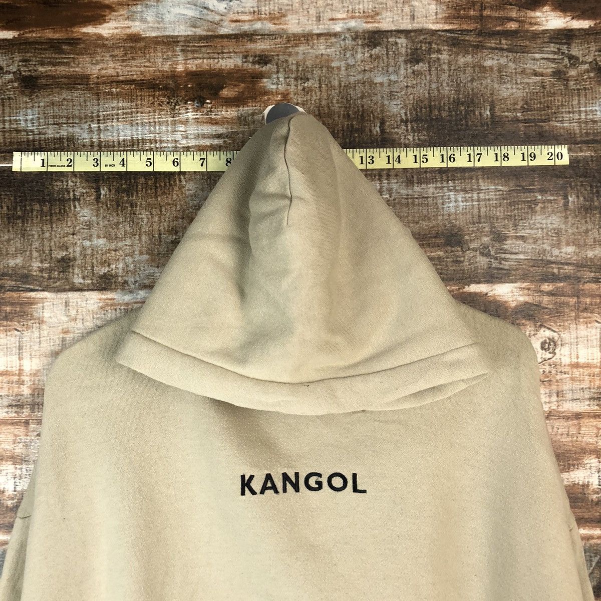 Kangol Kangol Cream baggie Hoodie #A2022 Size US M / EU 48-50 / 2 - 4 Thumbnail