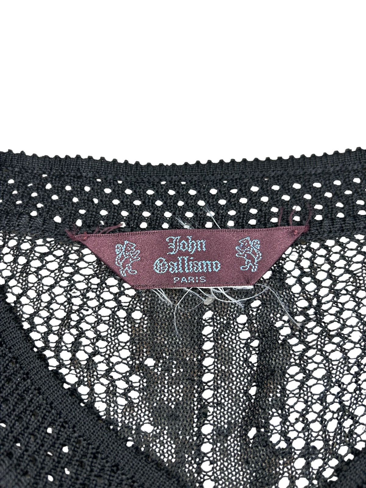 John Galliano S/S 00 Beaded Fringe Cuff Cardigan Size M / US 6-8 / IT 42-44 - 6 Thumbnail