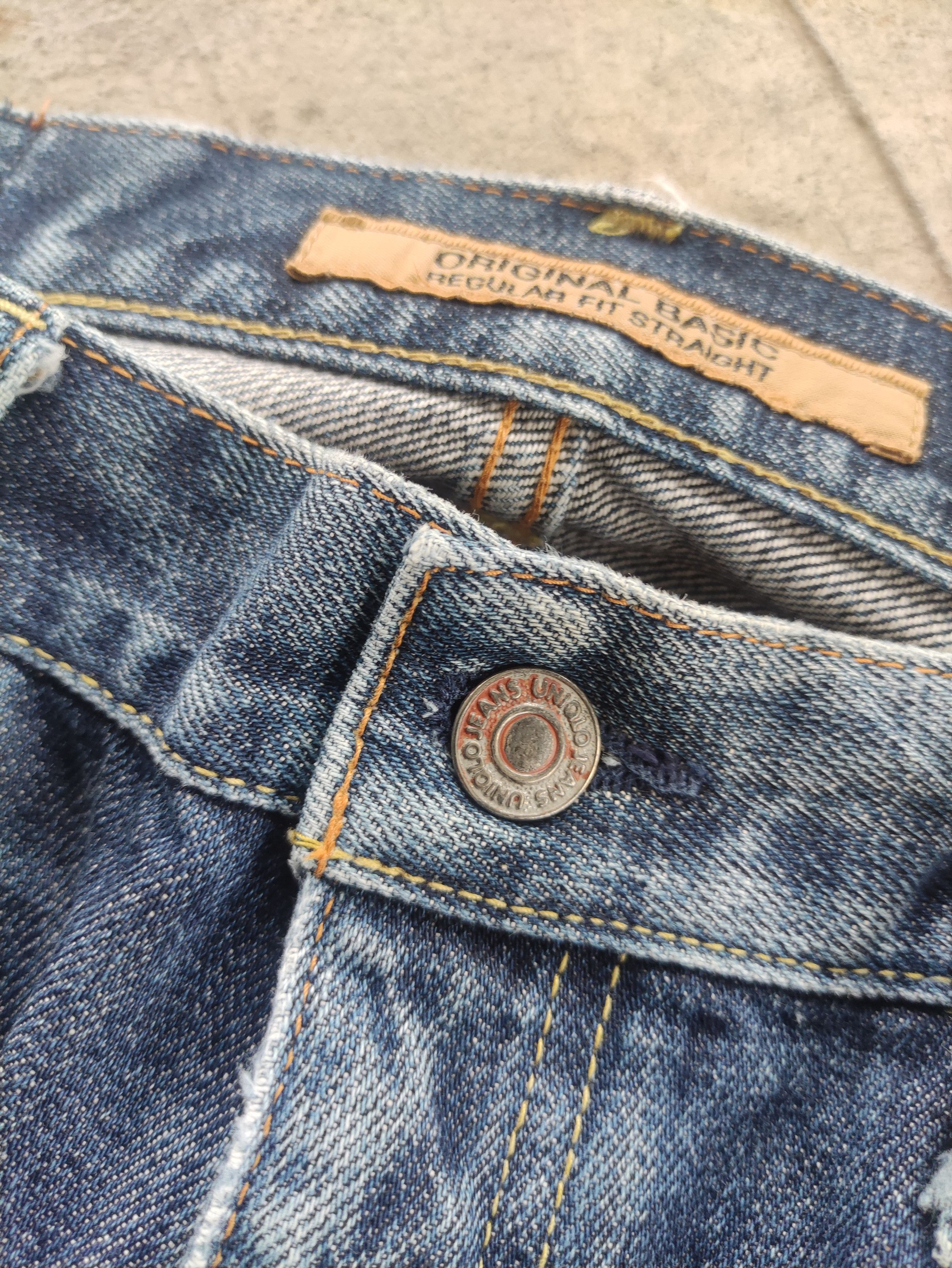 Japanese Brand Vintage Japanese Jean Distressed Faded Denim Size US 32 / EU 48 - 5 Thumbnail