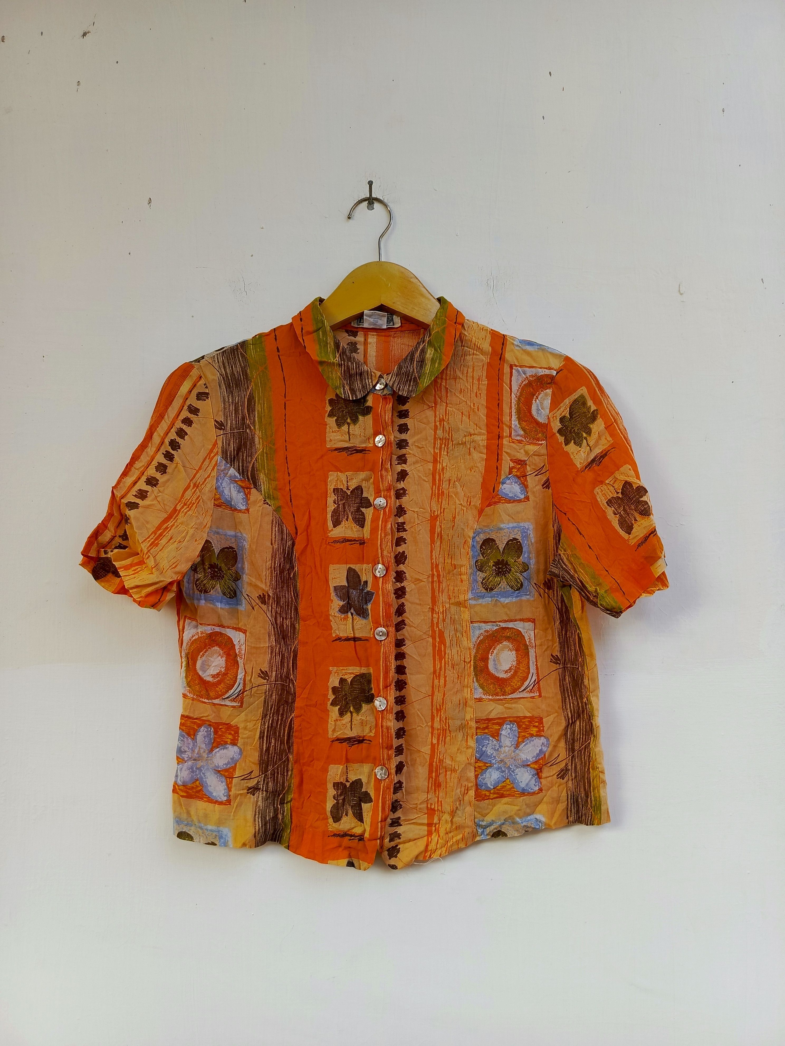 Japanese Brand Bliss boutique full print button ups japanese brand Size M / US 6-8 / IT 42-44 - 1 Thumbnail