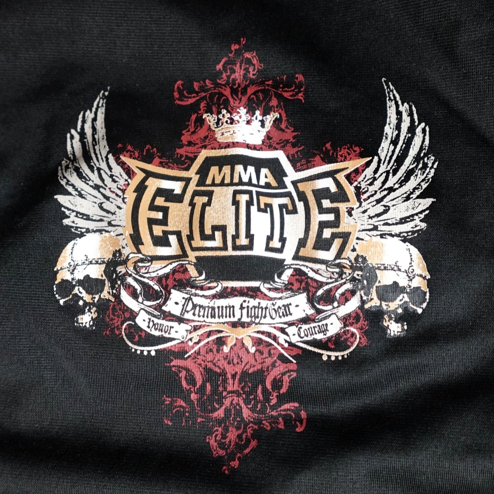 Vintage VINTAGE MMA Elite Mens Jacket XL Black Full Zip Double Sided Track Warm Up Size US XL / EU 56 / 4 - 3 Thumbnail
