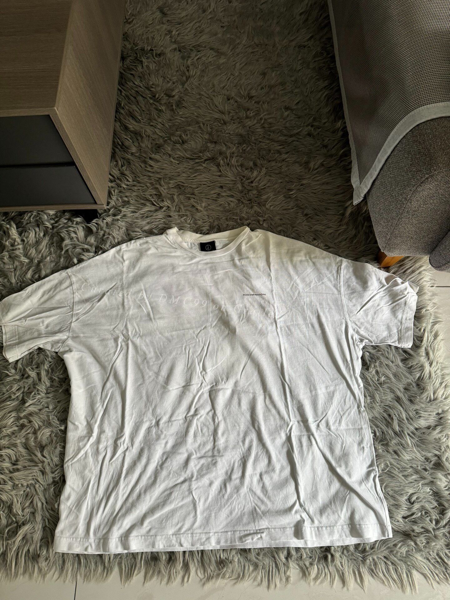 peaceminusone peaceminusone White Logo Ribbon Short Sleeve Size US M / EU 48-50 / 2 - 1 Thumbnail