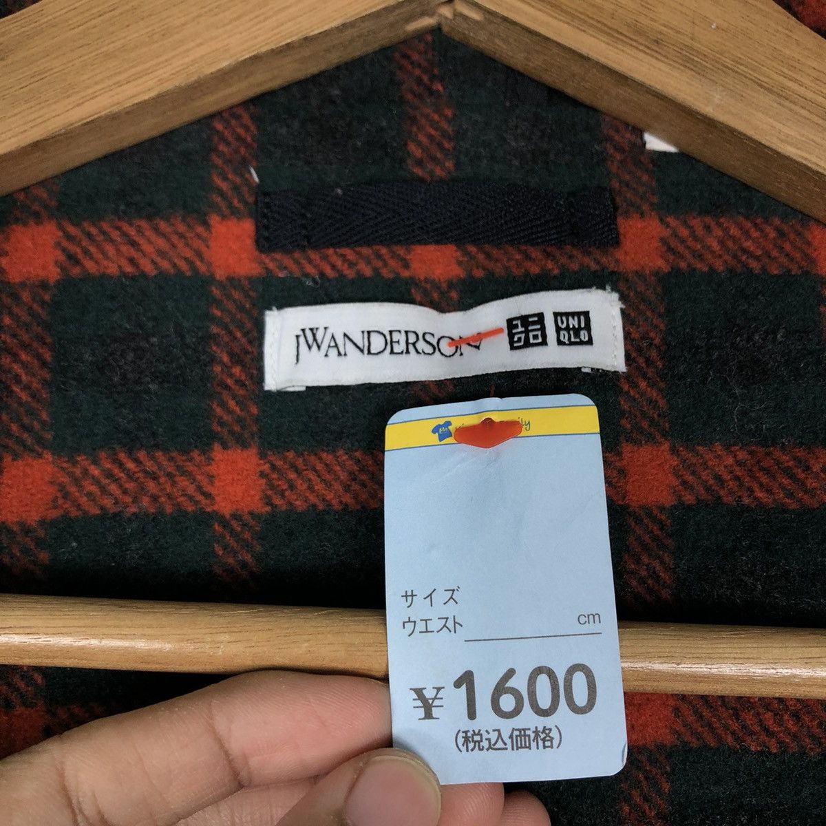 JW Anderson 🔥Vtg Wool Jacket Blanket Tartan Design Uniqlo J.W.Anderson Size US S / EU 44-46 / 1 - 18 Thumbnail