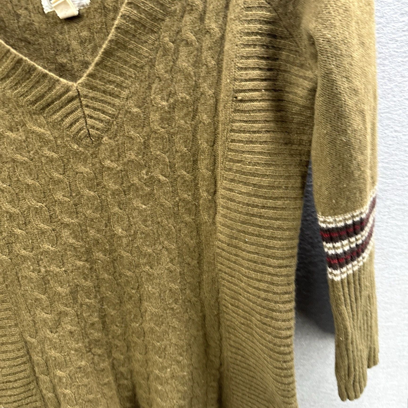 Anthropologie Anthropologie Burning Torch Sweater Women's Large Recycled Cashmere Brown Knit Pullover Bohemian Fall Winter 2010s Womens Size L / US 10 / IT 46 - 3 Thumbnail