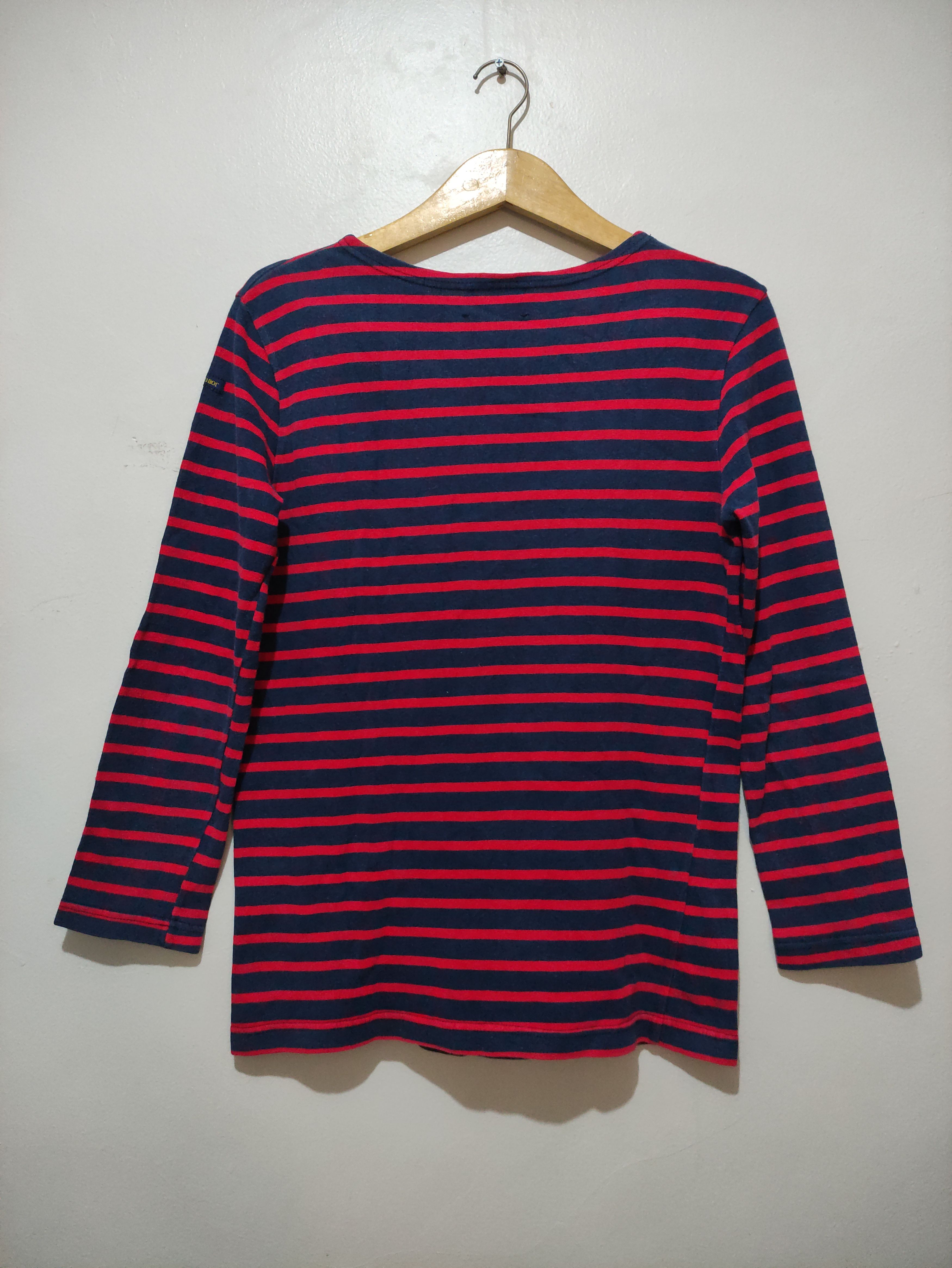Other Vintage 90's Le Minor x Asap Rocky Striped Blue Long Sleeve Size S / US 4 / IT 40 - 2 Thumbnail