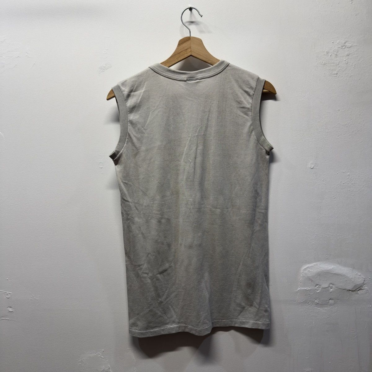 Vintage 90s Puma Cat Tank Shirt Faded Paper Thin Distressed Size US M / EU 48-50 / 2 - 2 Thumbnail