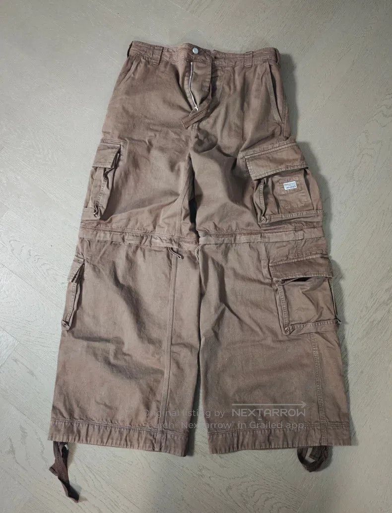 ERL ERL size M 25FW Brown Cargo Work Pants Size US 28 / EU 44 - 1 Thumbnail