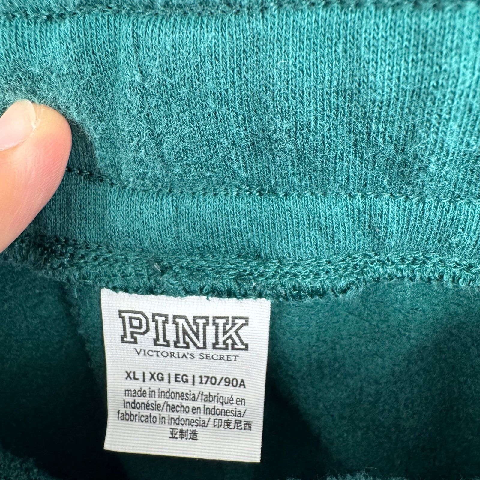 Victoria's Secret VS Pink campus pant dark green size XL Size 40" / US 18 - 3 Thumbnail
