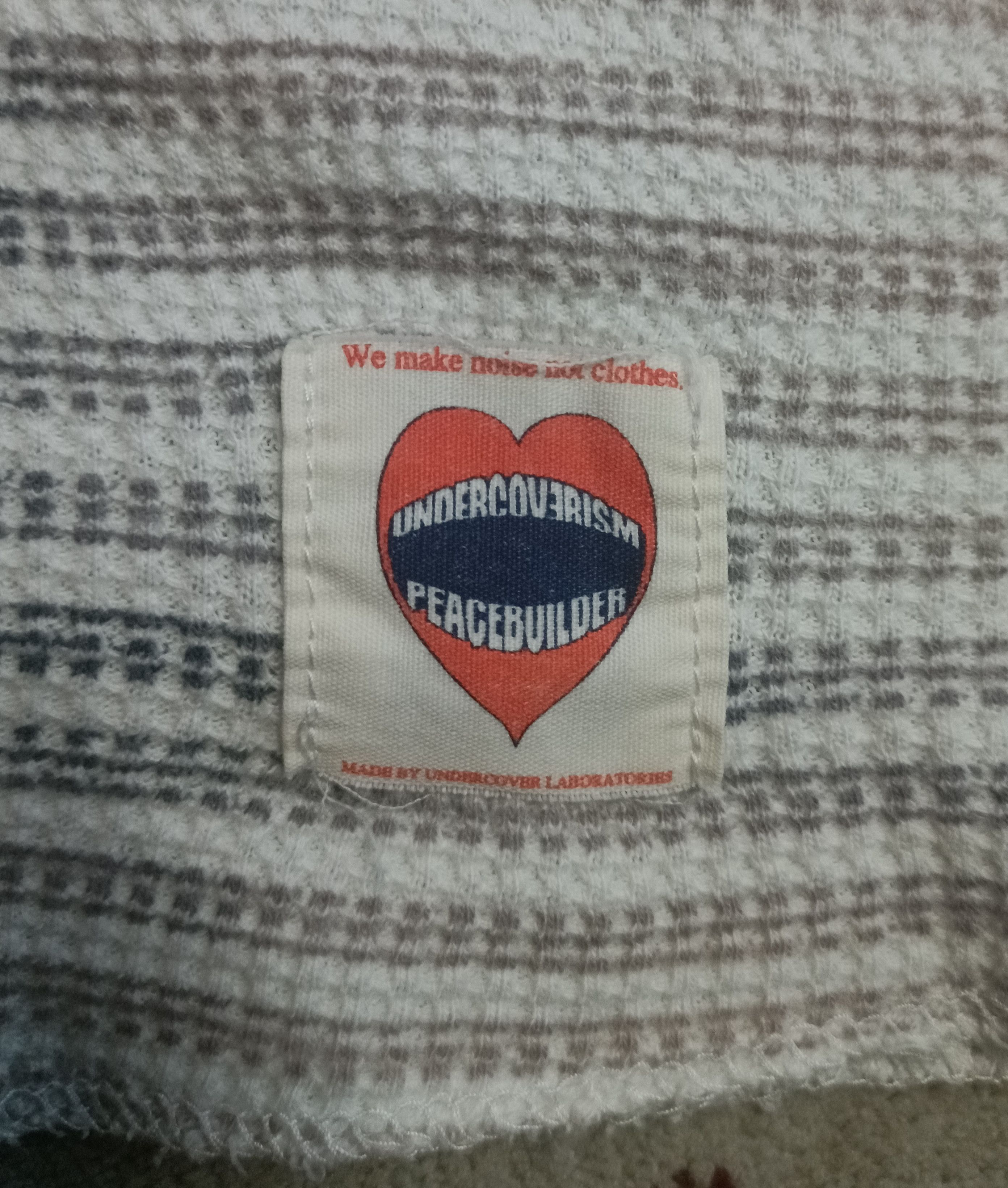 Undercover Undercoverism Peacebuilder Acid Wash Mesh Shirt Size US L / EU 52-54 / 3 - 4 Thumbnail