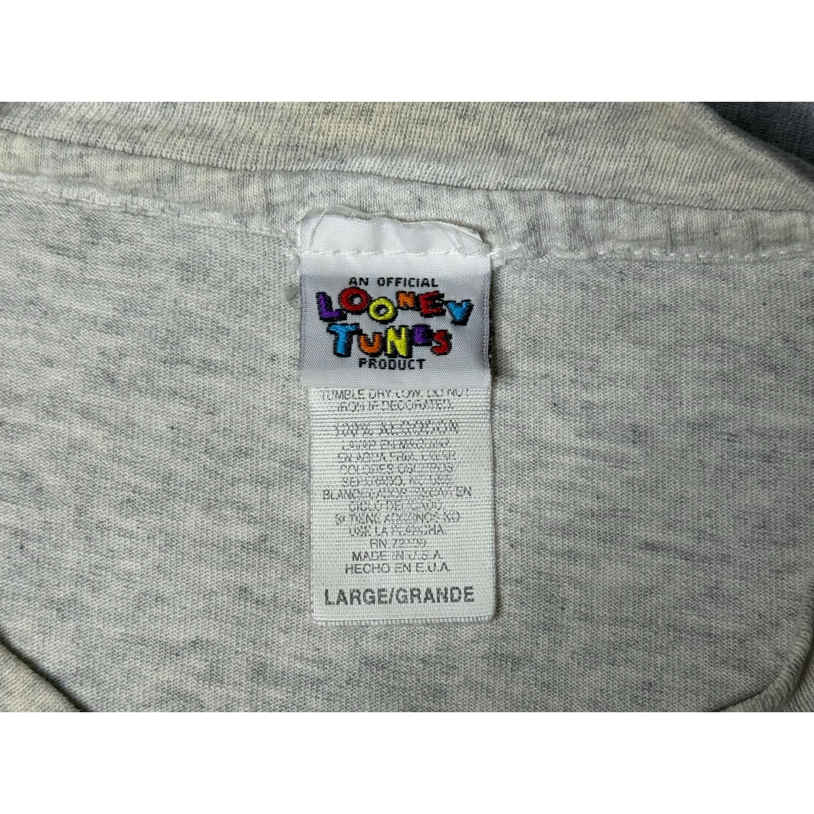 Vintage Vintage 1996 Taz #1 Dad Looney Tunes Single Stitch T-shirt L Size US L / EU 52-54 / 3 - 3 Thumbnail
