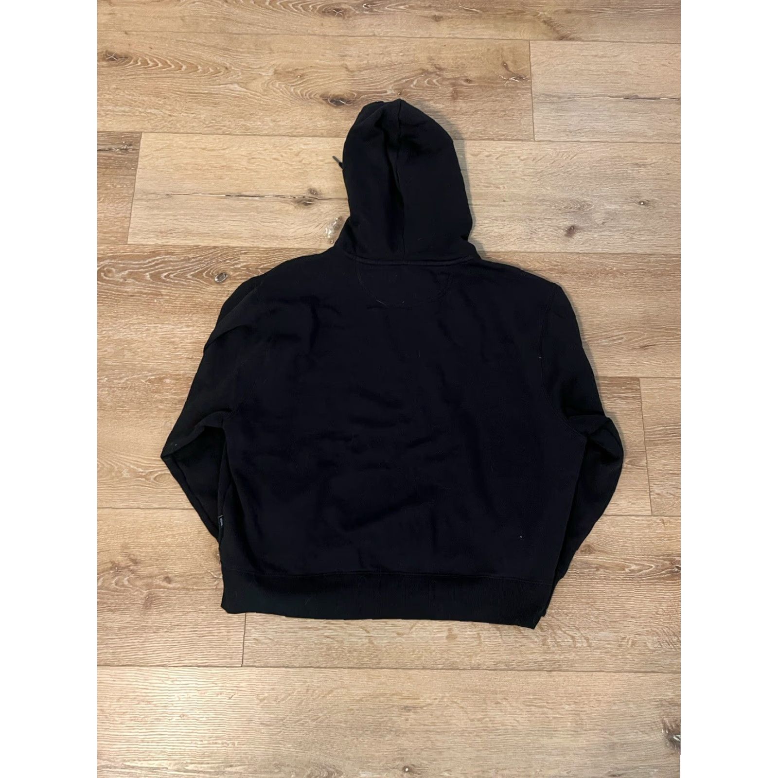 Vans VANS Womens Black Pullover Hooded Sweater Size M Adult Womens Black Hooded Pullover Sweater 2000s? Size M / US 6-8 / IT 42-44 - 2 Thumbnail