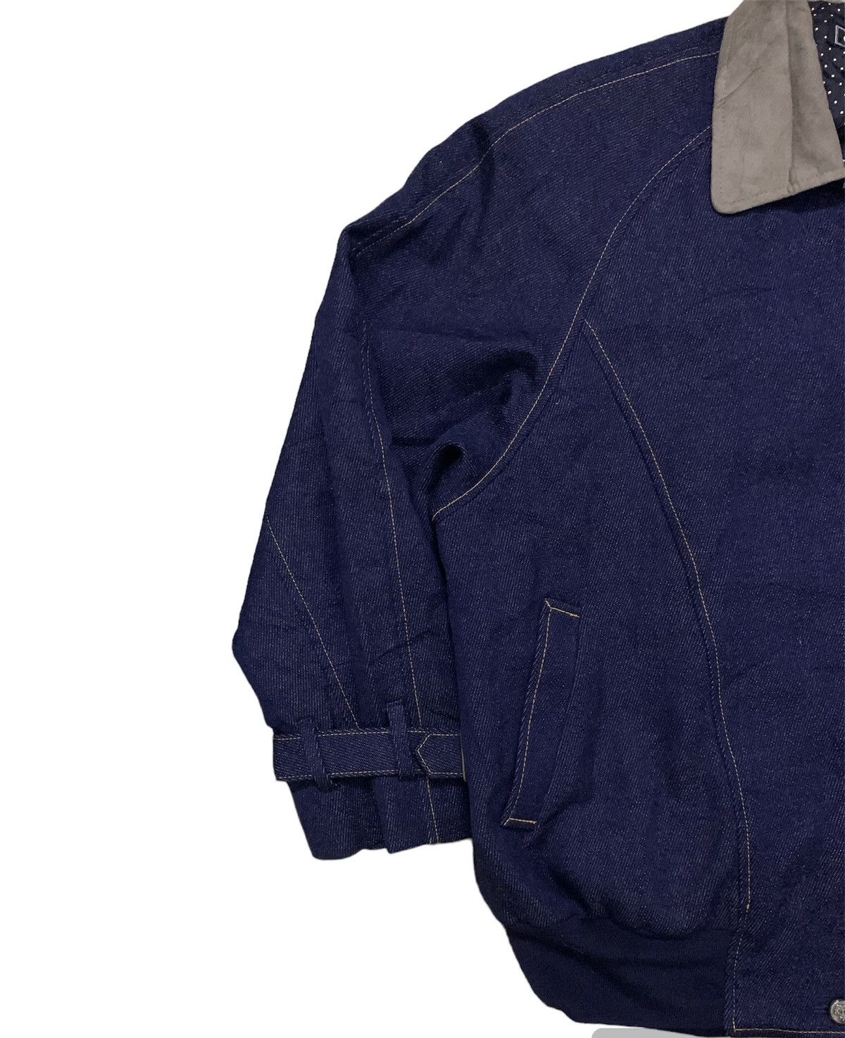 Japanese Brand Denim/Bomber jacket by japanes brand (B) Size US M / EU 48-50 / 2 - 2 Thumbnail