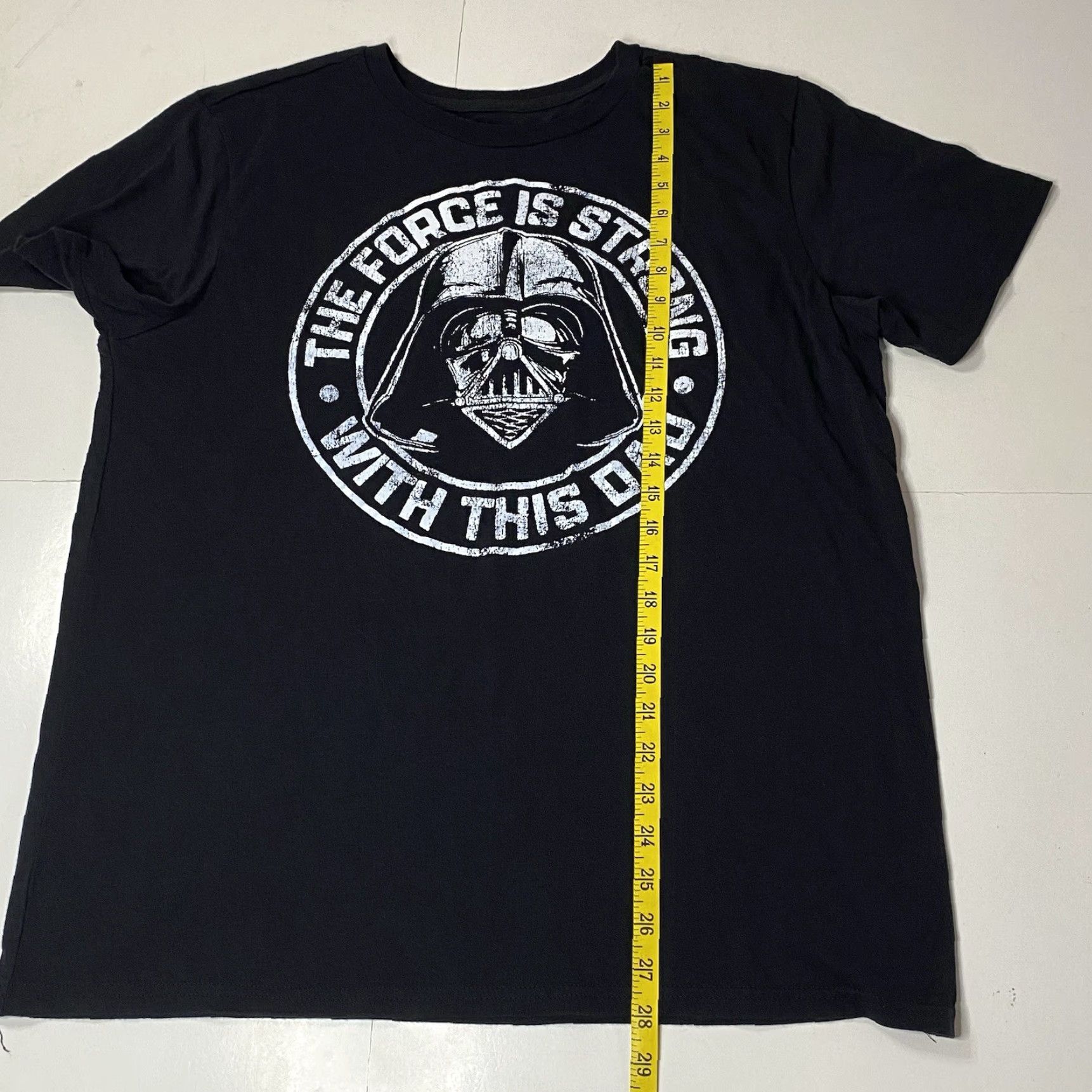 Mad Engine Star Wars Mad Engine Darth Vader T Shirt 2XL Men Black Graphic Tee Dad Crew Neck Short Sleeve T-Shirt Big & Tall Star Wars Theme Mens Clothing Size US XXL / EU 58 / 5 - 6 Thumbnail