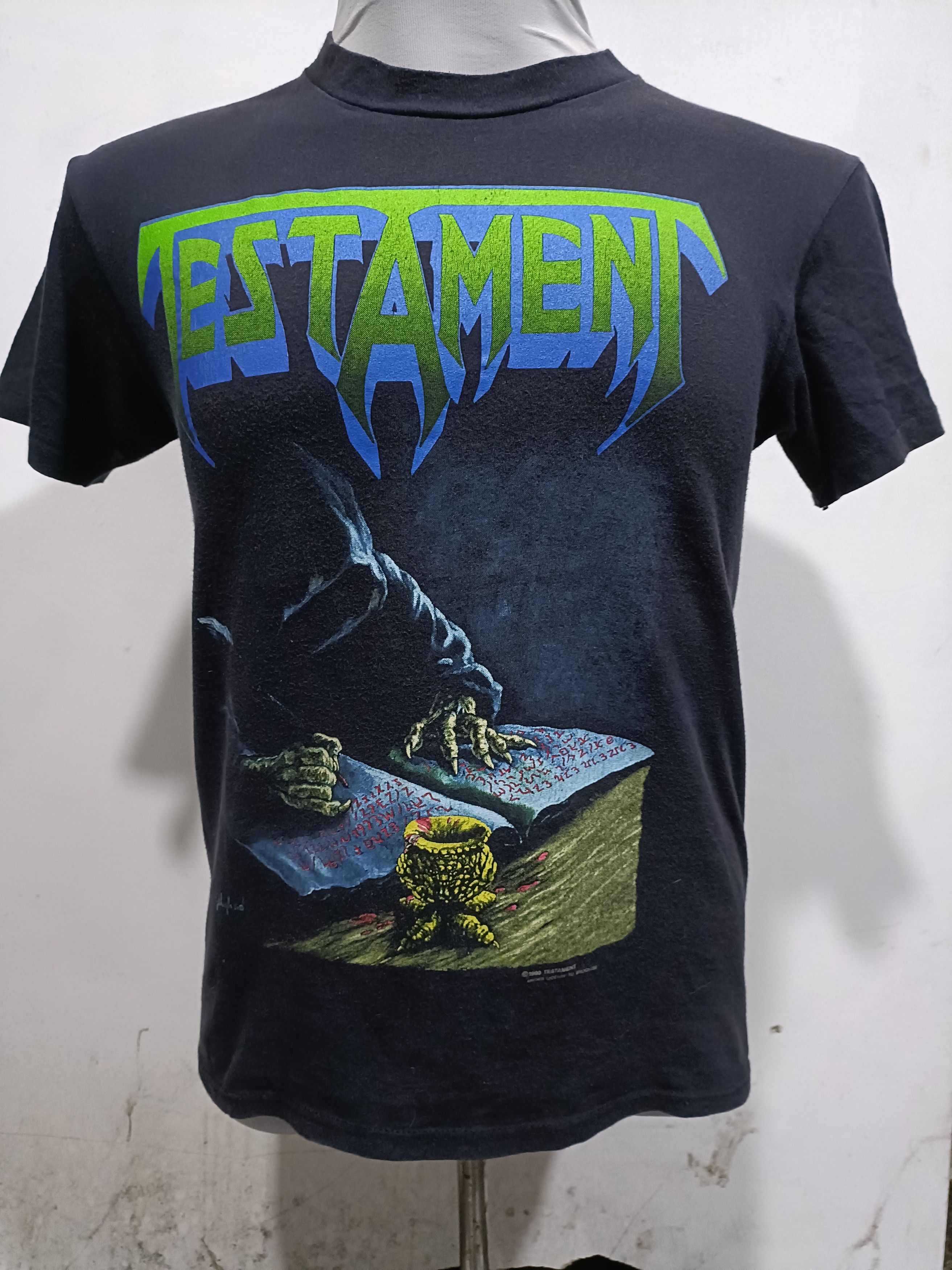 Vintage Vintage 1990 Testament T Shirt Size US M / EU 48-50 / 2 - 1 Thumbnail
