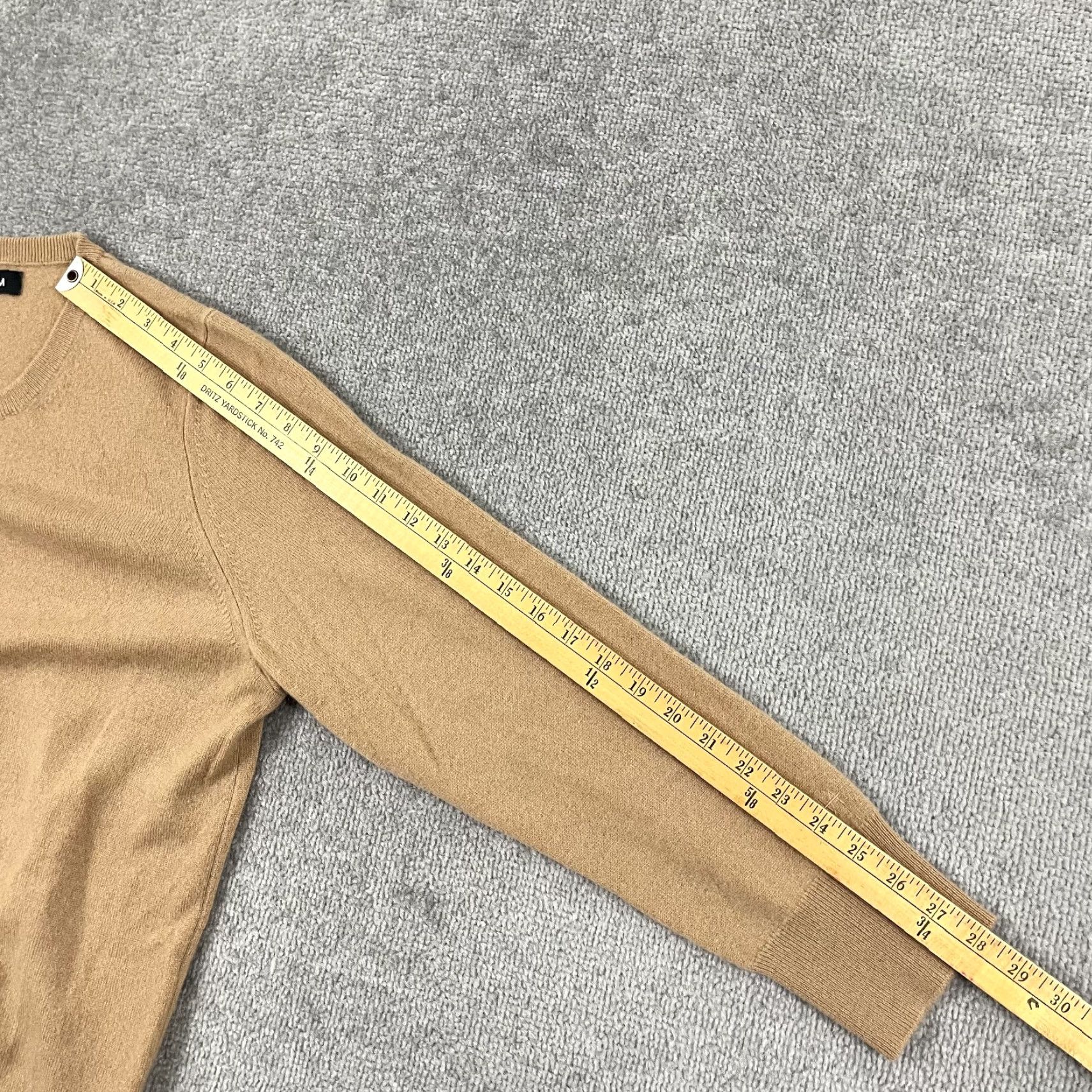 NAADAM Naadam Cashmere Sweater Womens XL Brown Pullover Crew Neck Long Sleeve Soft Cozy Lightweight Size XL / US 12-14 / IT 48-50 - 7 Thumbnail