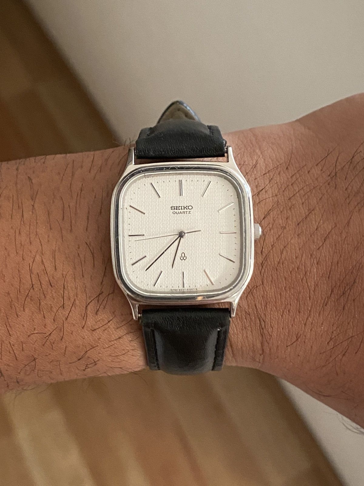 Seiko Vintage Seiko Chariot 80s White Dial Silver Tank 6431 5050 Size ONE SIZE - 2 Thumbnail