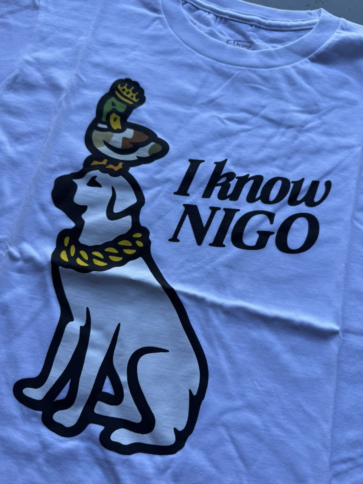 Human Made Human Made I Know Nigo Tee White Size US M / EU 48-50 / 2 - 2 Thumbnail