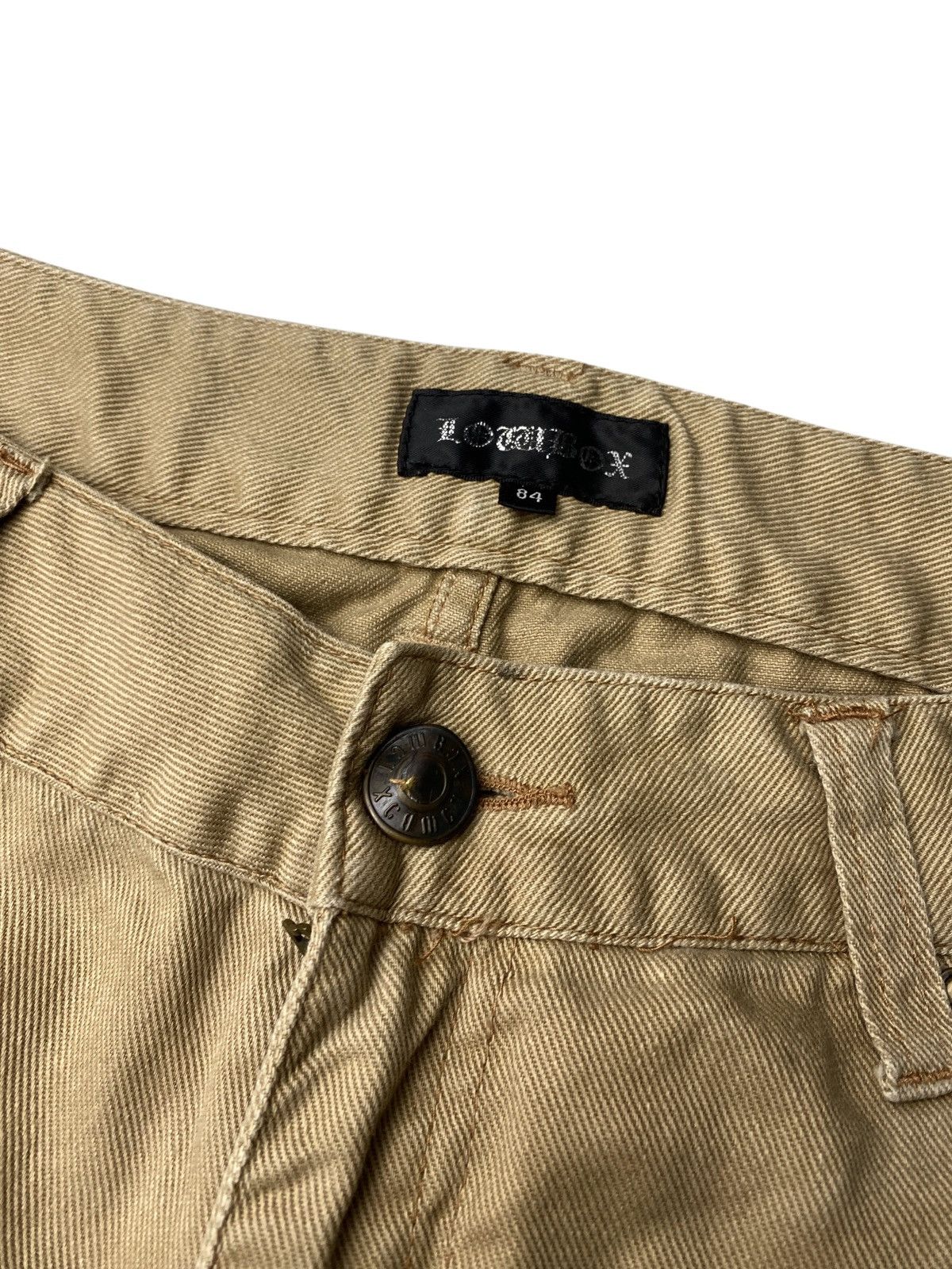 If Six Was Nine 2000's Lowbox Clawmark Distressed Flared Pants Size US 30 / EU 46 - 6 Thumbnail