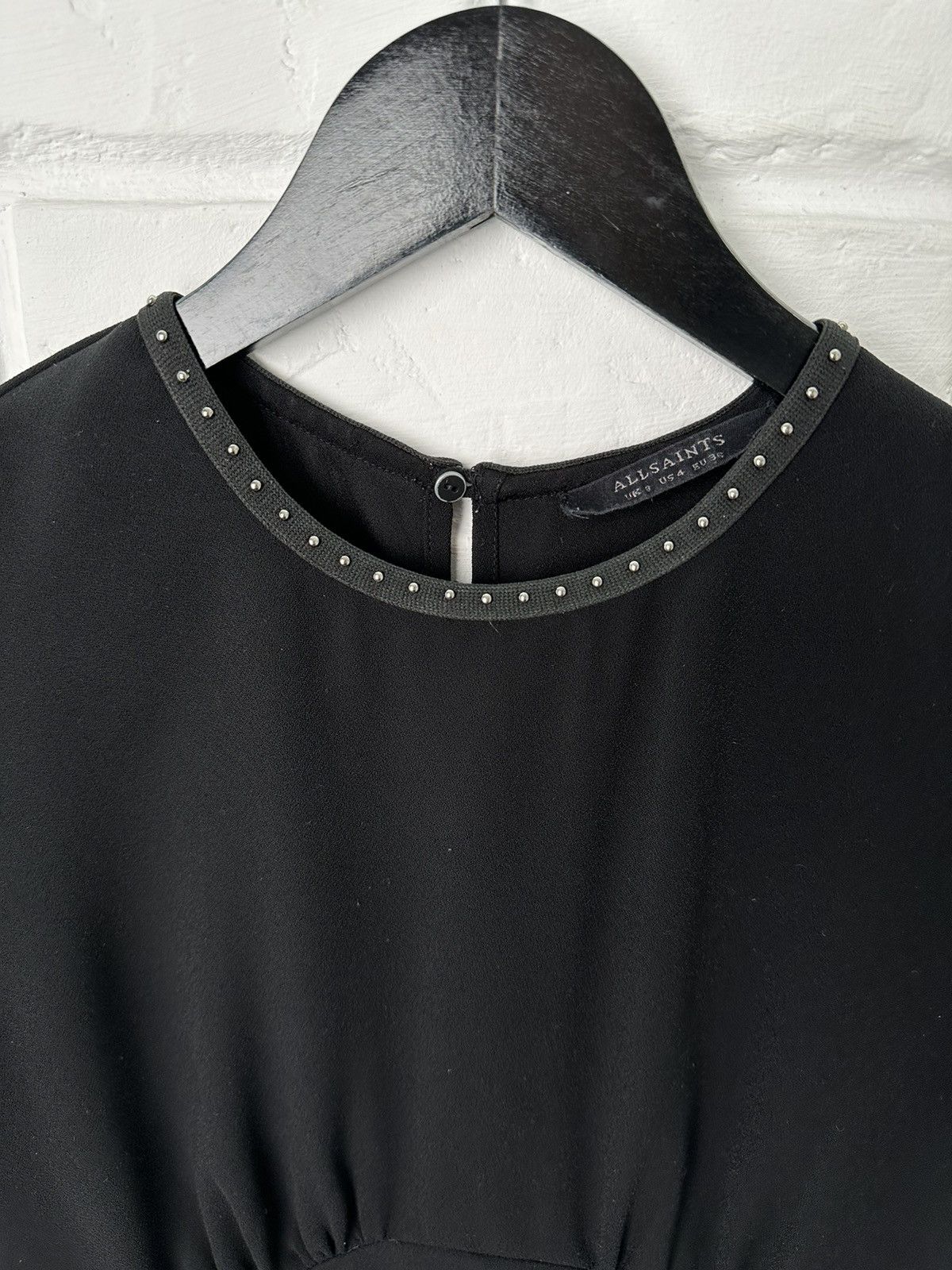 Allsaints ALLSAINTS Zadie Dress Black UK 8 US 4 Size S / US 4 / IT 40 - 3 Thumbnail