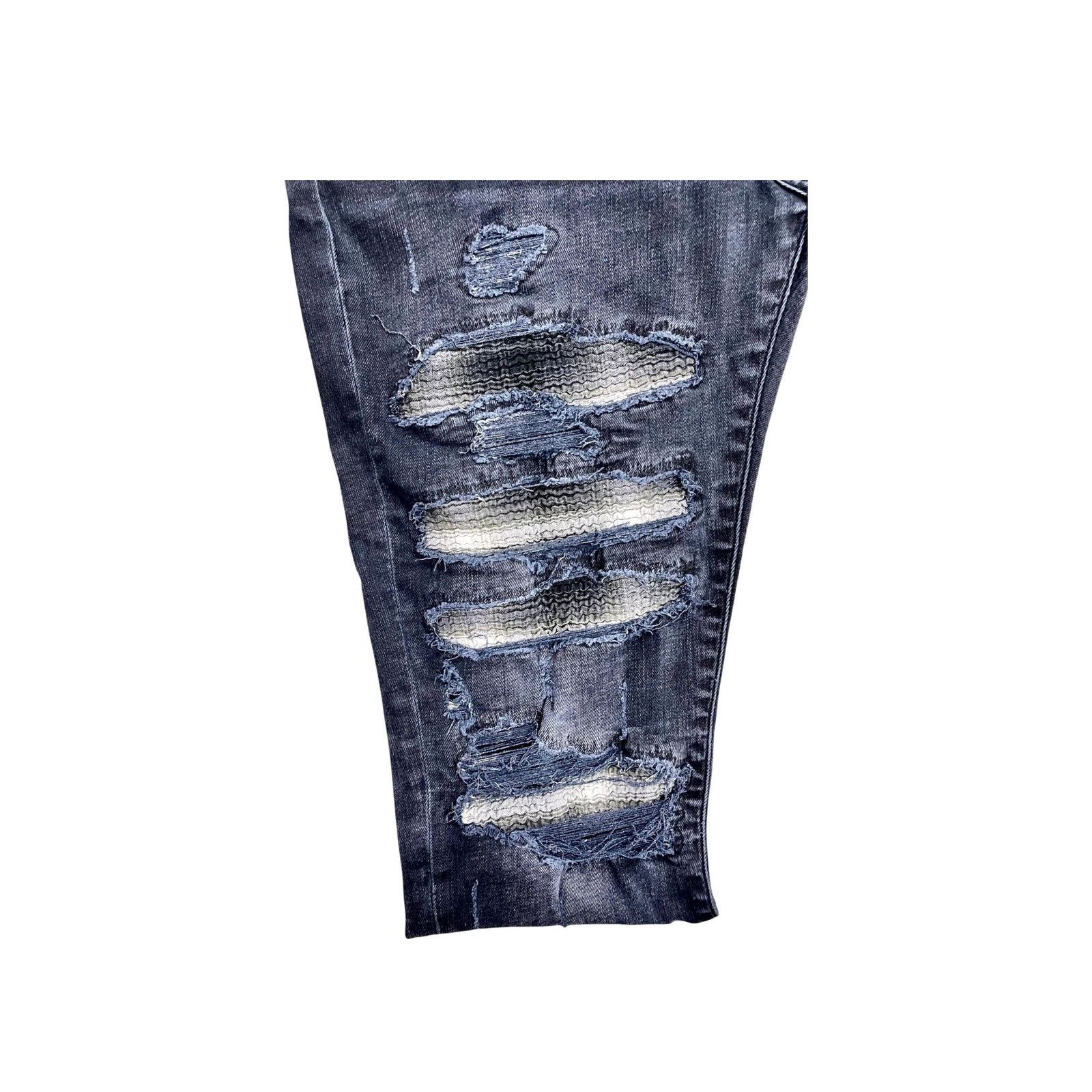 Amiri Amiri Plaid Thrasher Patch (Repaired) Black Wash Jeans Size US 38 / EU 54 - 5 Thumbnail