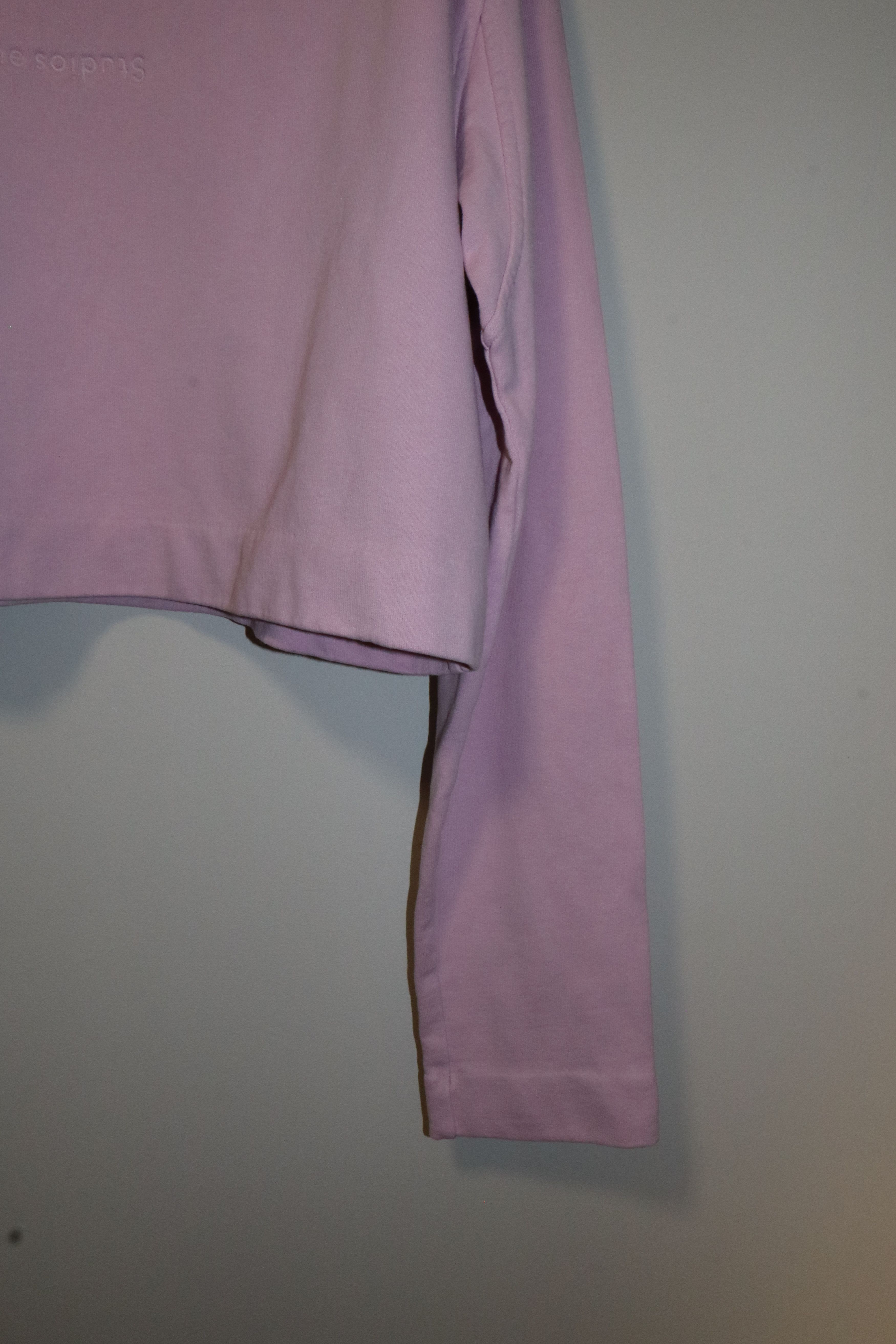 Acne Studios Odice embossed logo sweatshirt Size XXS / US 00 / IT 34 - 5 Thumbnail